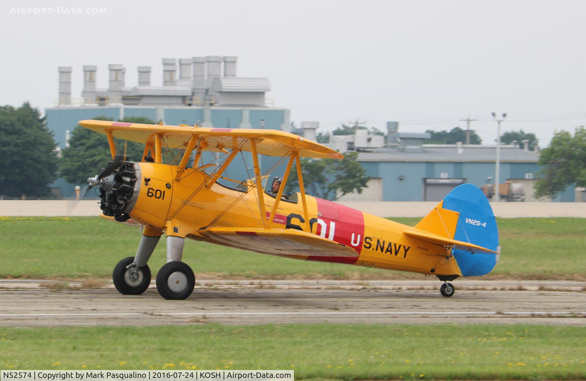 N52574, 1943 Boeing A75N1(PT17) C/N 75-4948, Stearman