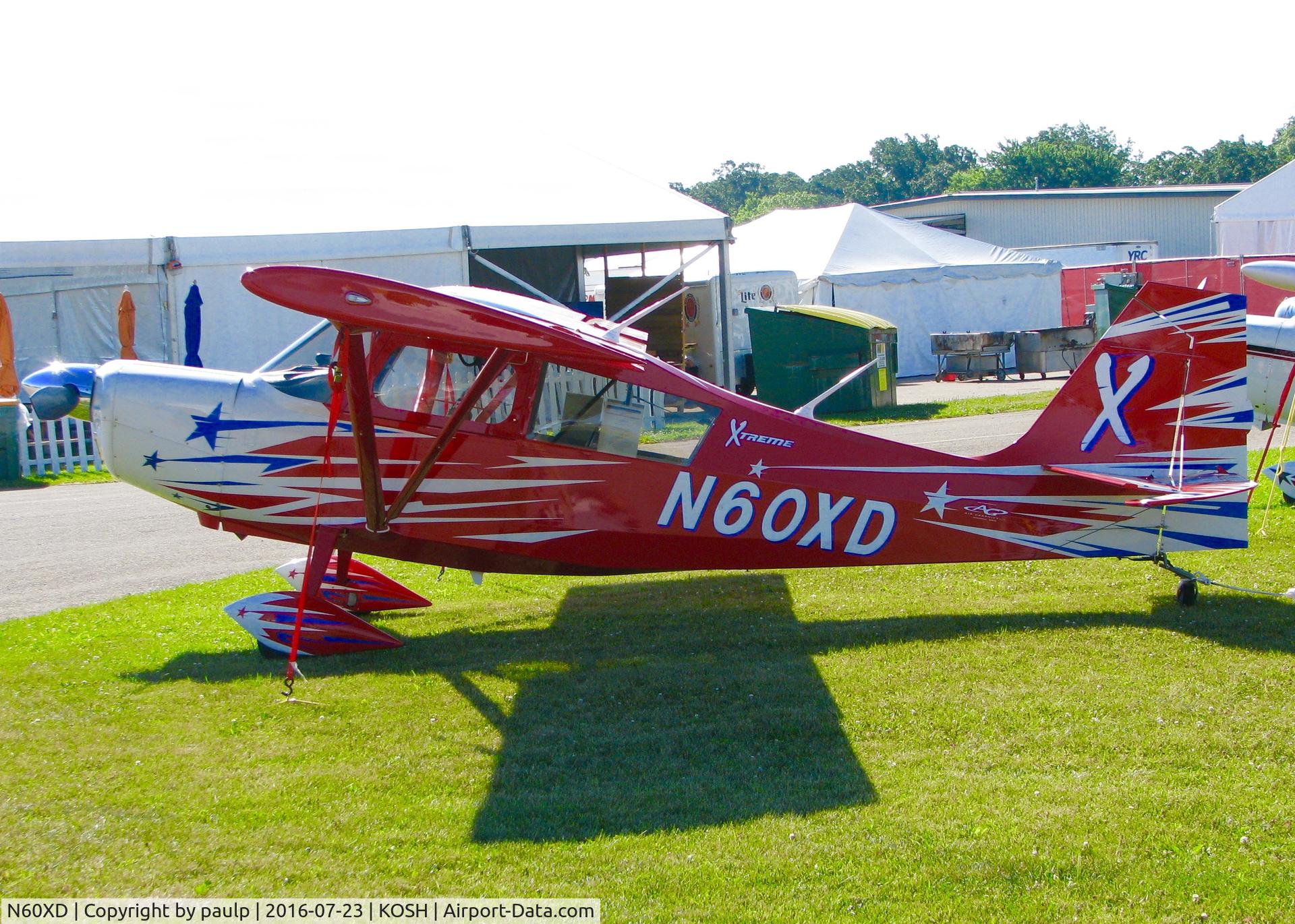 N60XD, 2015 American Champion 8KCAB Decathlon C/N 1160-2015, AirVenture 2016.