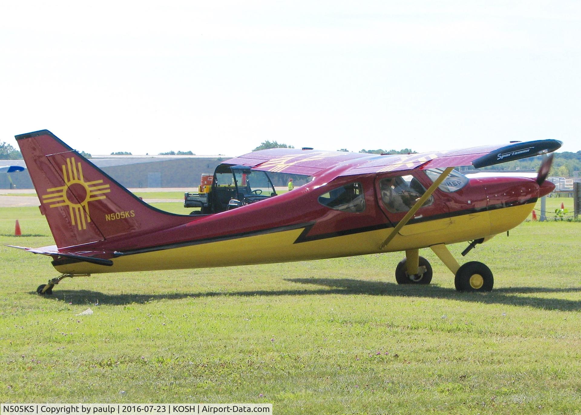 N505KS, 2007 Glasair GS-2 Sportsman C/N 7185, AirVenture 2016.