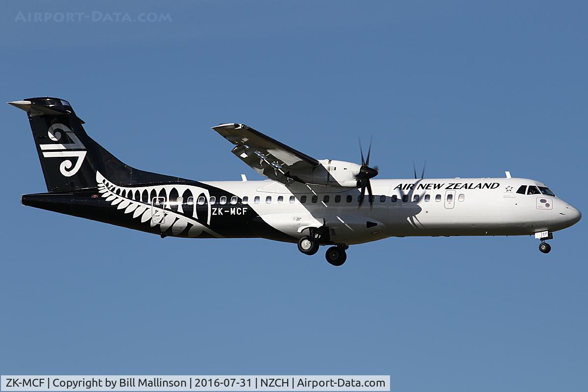 ZK-MCF, 1999 ATR 72-212A C/N 600, NZ5394 ex DUD