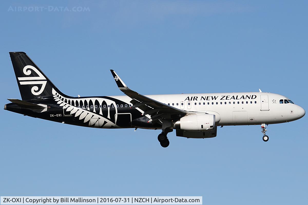 ZK-OXI, 2015 Airbus A320-232 C/N 6533, NZ527 ex AKL