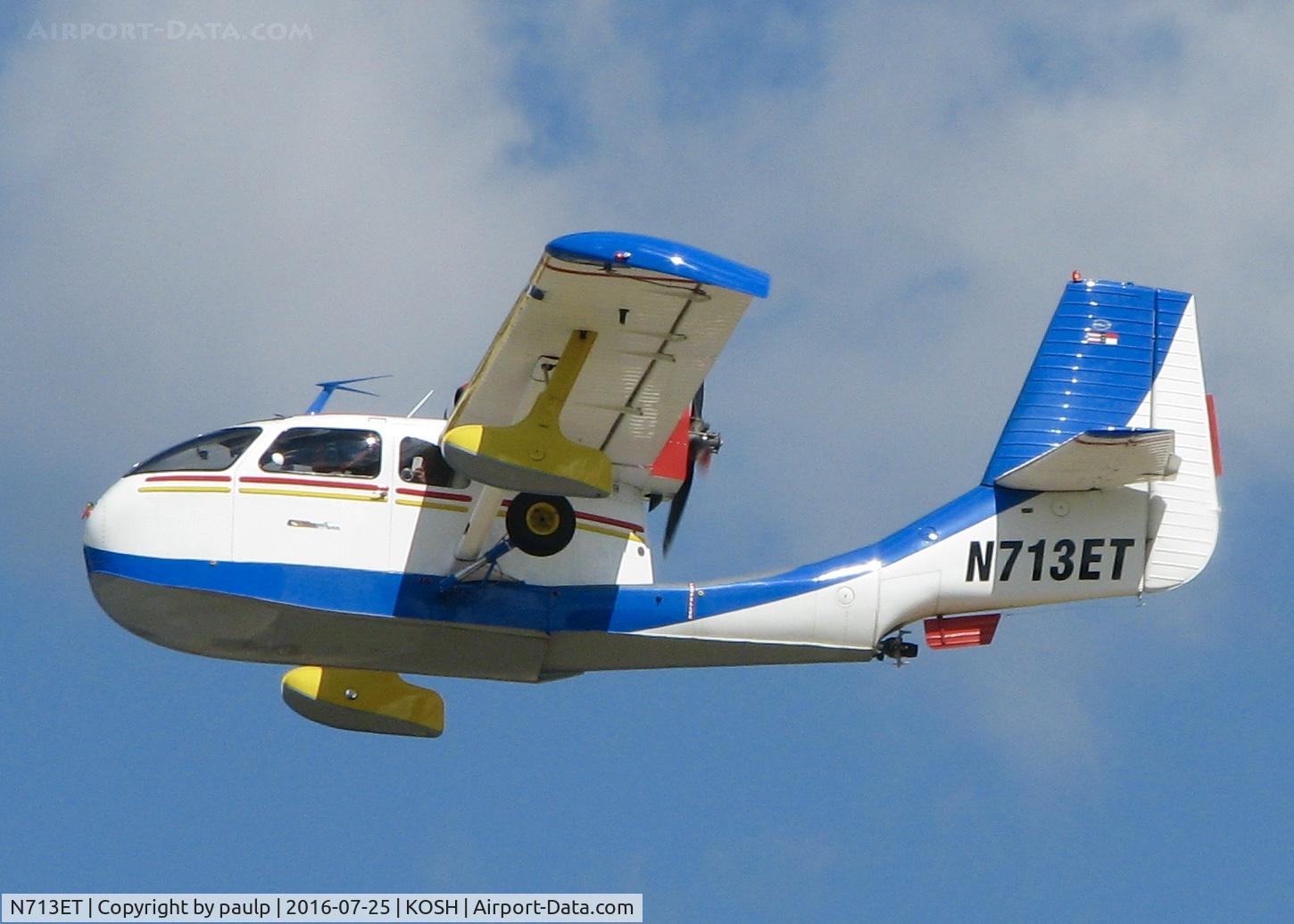 N713ET, 1947 Republic RC-3 Seabee C/N 765, AirVenture 2016.