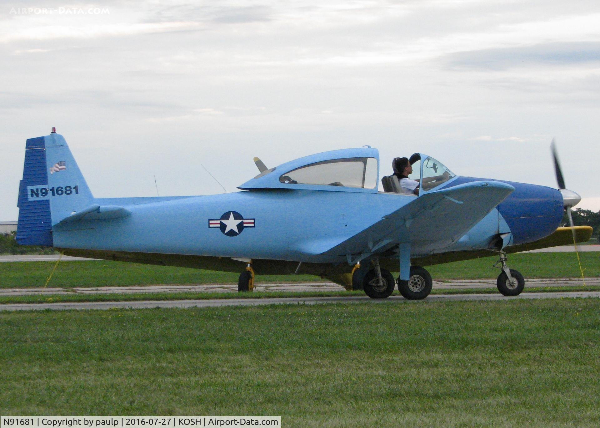 N91681, 1946 North American Navion (NA-145) C/N NAV-4-426, AirVenture 2016.
