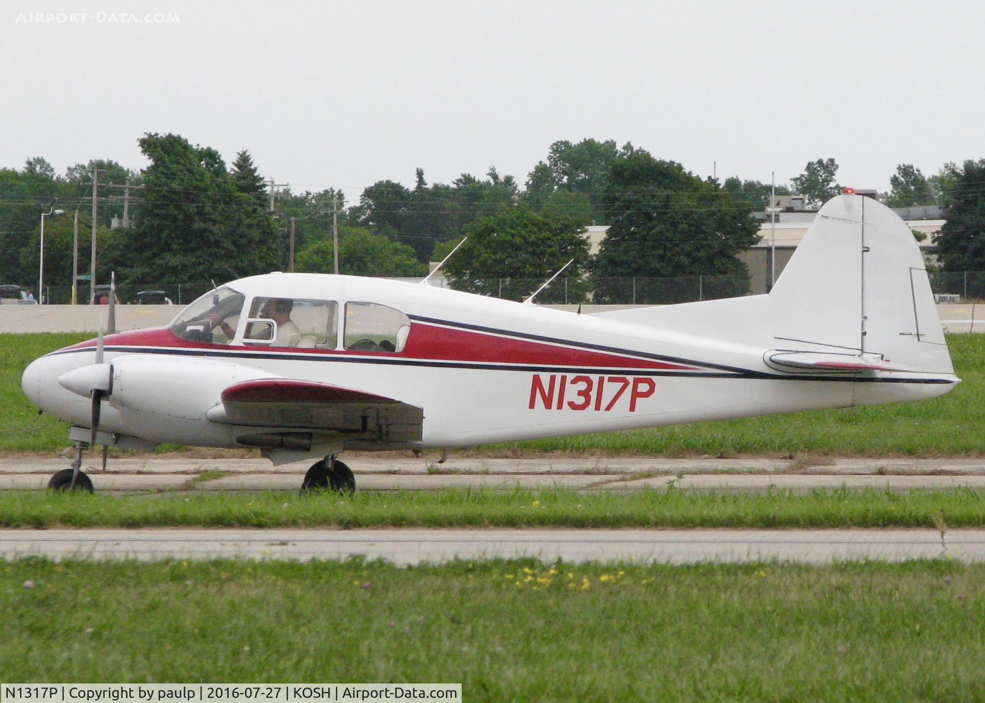 N1317P, 1955 Piper PA-23 Aztec 250 C/N 23-357, AirVenture 2016.