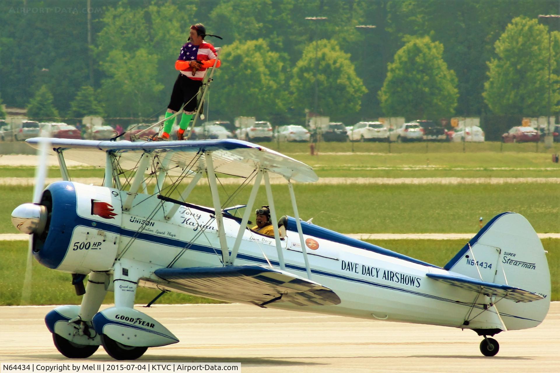 N64434, 1943 Boeing B75N1 C/N 75-7979, 2015 National Cherry Festival Air Show