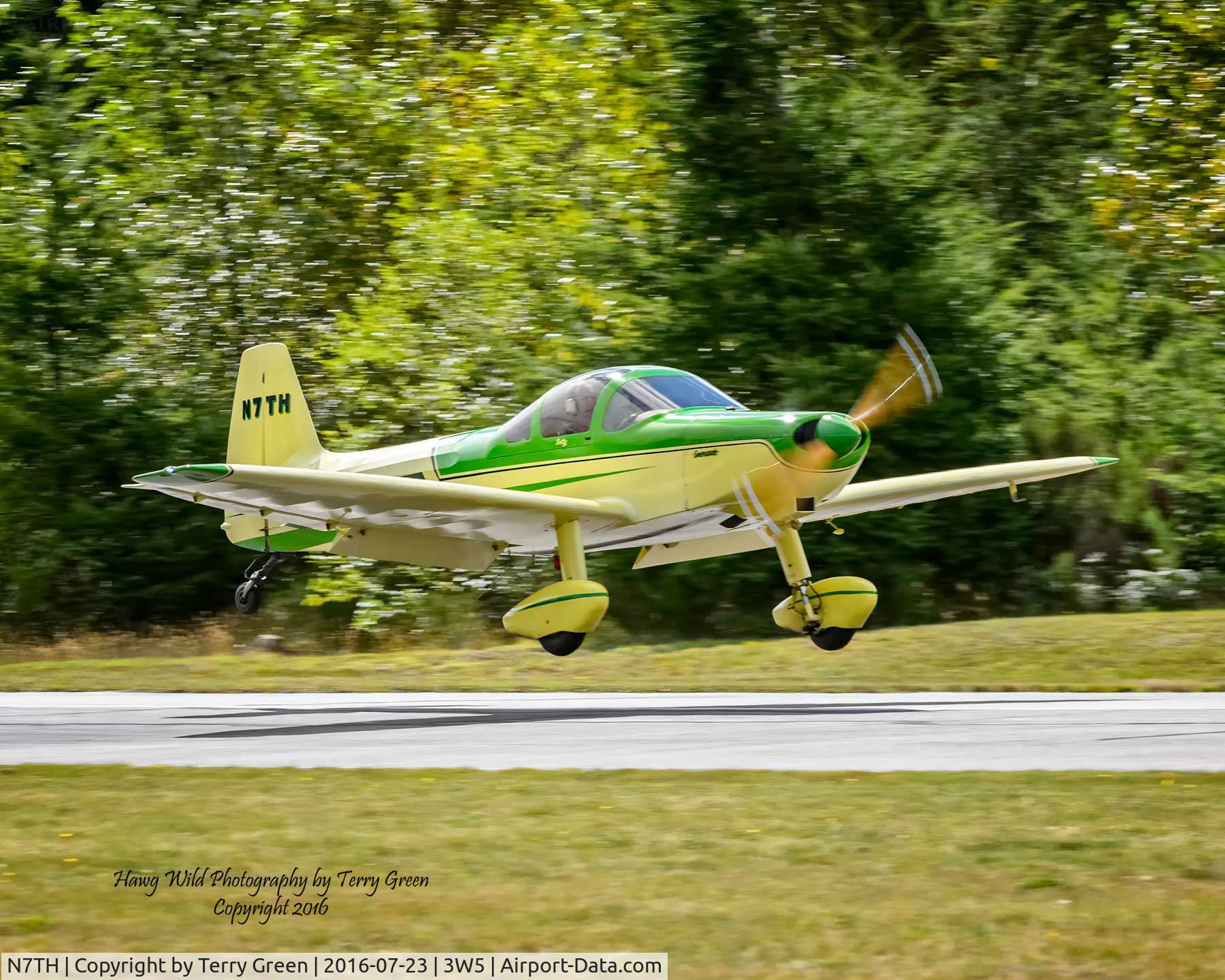 N7TH, 1974 Piel CP-305 Emeraude C/N 1395, 2016 North Cascades Vintage Aircraft Museum Fly-In Mears Field 3W5 Concrete Washington