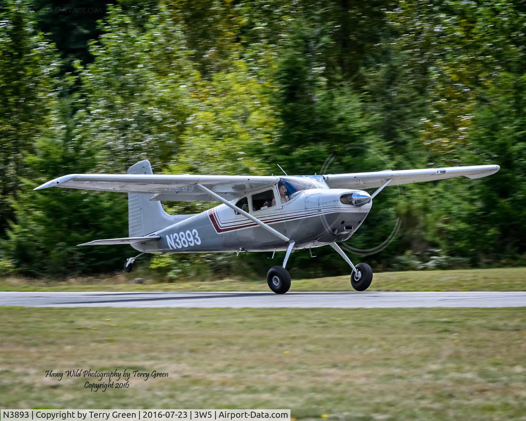 N3893, 1958 Cessna 180A C/N 50246, 2016 North Cascades Vintage Aircraft Museum Fly-In Mears Field 3W5 Concrete Washington