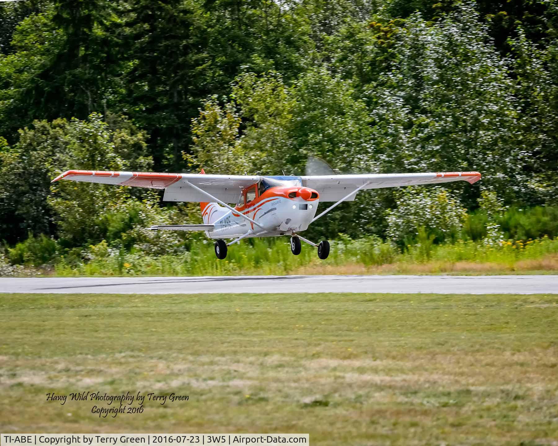 TI-ABE, Cessna 182 Skylane Skylane C/N 18261992, 2016 North Cascades Vintage Aircraft Museum Fly-In Mears Field 3W5 Concrete Washington