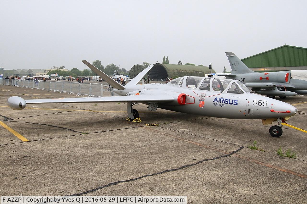 F-AZZP, 1966 Fouga CM-170R Magister C/N 569, Fouga CM-170R Magister, Static display, Creil Air Base 110(LFPC-CSF) Open day 2016
