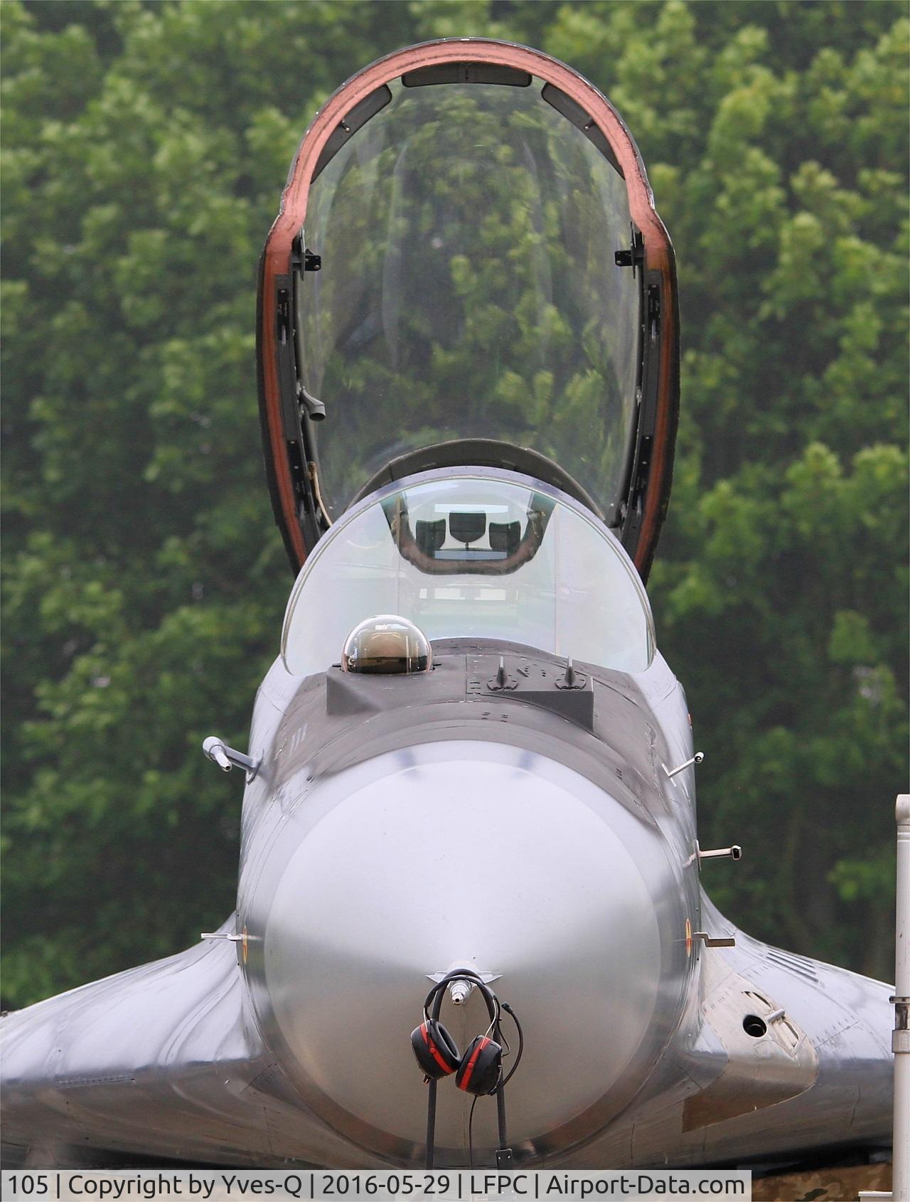 105, Mikoyan-Gurevich MiG-29A C/N 2960535105, Polish Air Force Mikoyan-Gurevich MiG-29A, Static display, Creil Air Base 110 (LFPC-CSF) Open day 2016