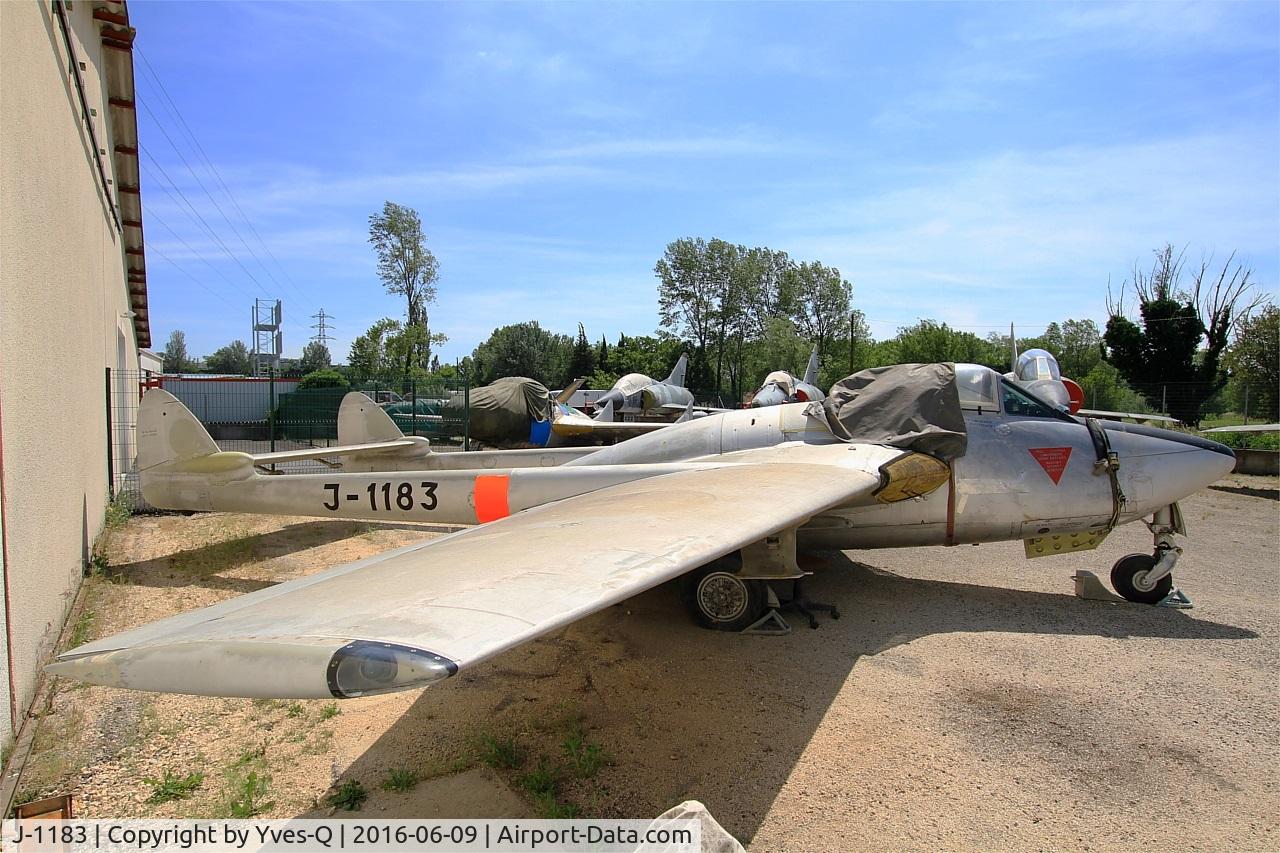 J-1183, 1952 De Havilland (FFA) Vampire FB.6 (DH-100) C/N 692, De Havilland Vampire FB.6, preserved at 