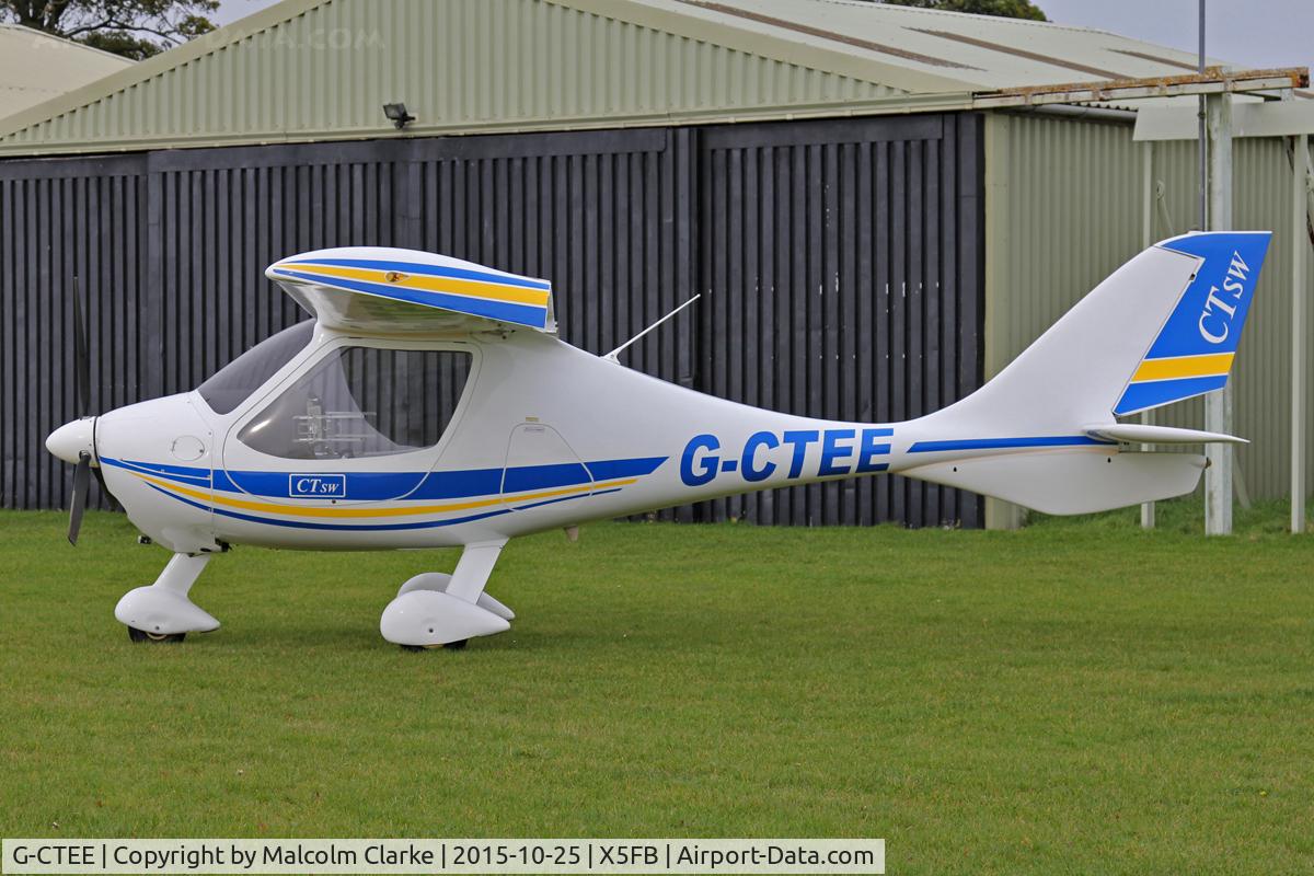 G-CTEE, 2007 Flight Design CTSW C/N 8269, Flight Design CTSW, Fishburn Airfield, October 25th 2015.