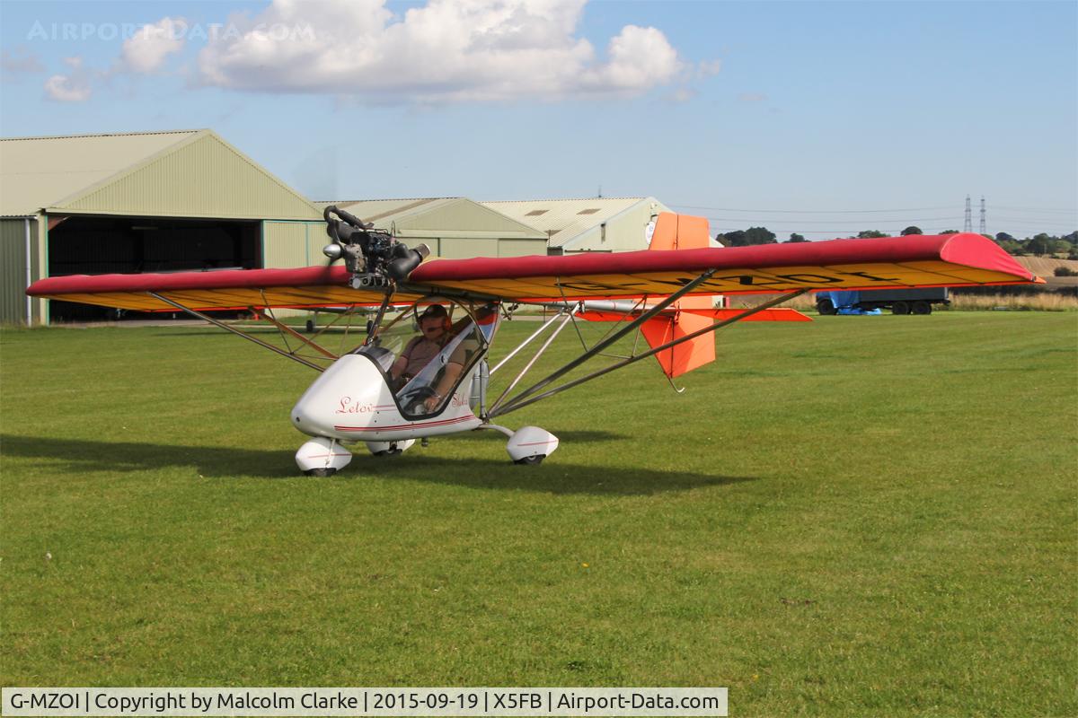 G-MZOI, 1999 Letov LK-2M Sluka C/N PFA 263-13238, Letov LK-2M Sluka, an airfield resident, Fishburn Airfield, September 19th 2015.