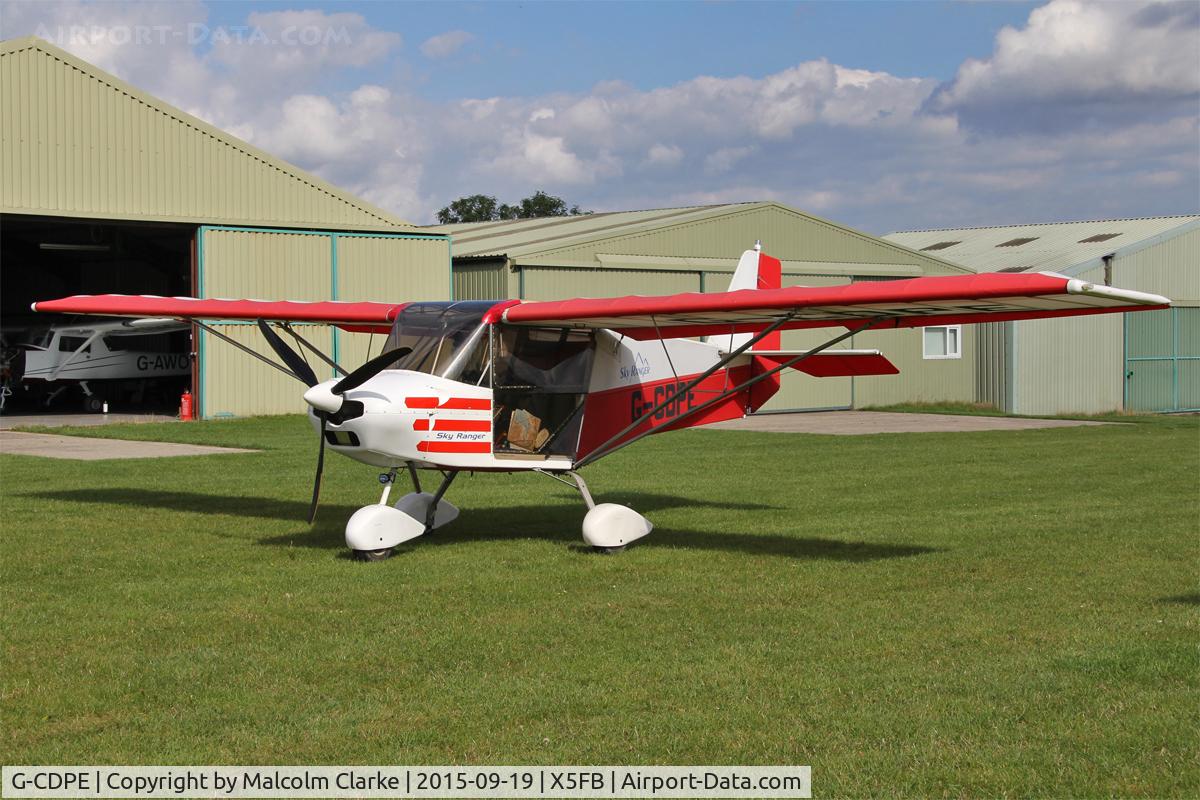 G-CDPE, 2005 Best Off Skyranger 912(2) C/N BMAA/HB/432, Best Off Skyranger 912(2), Fishburn Airfield, September 19th 2015.