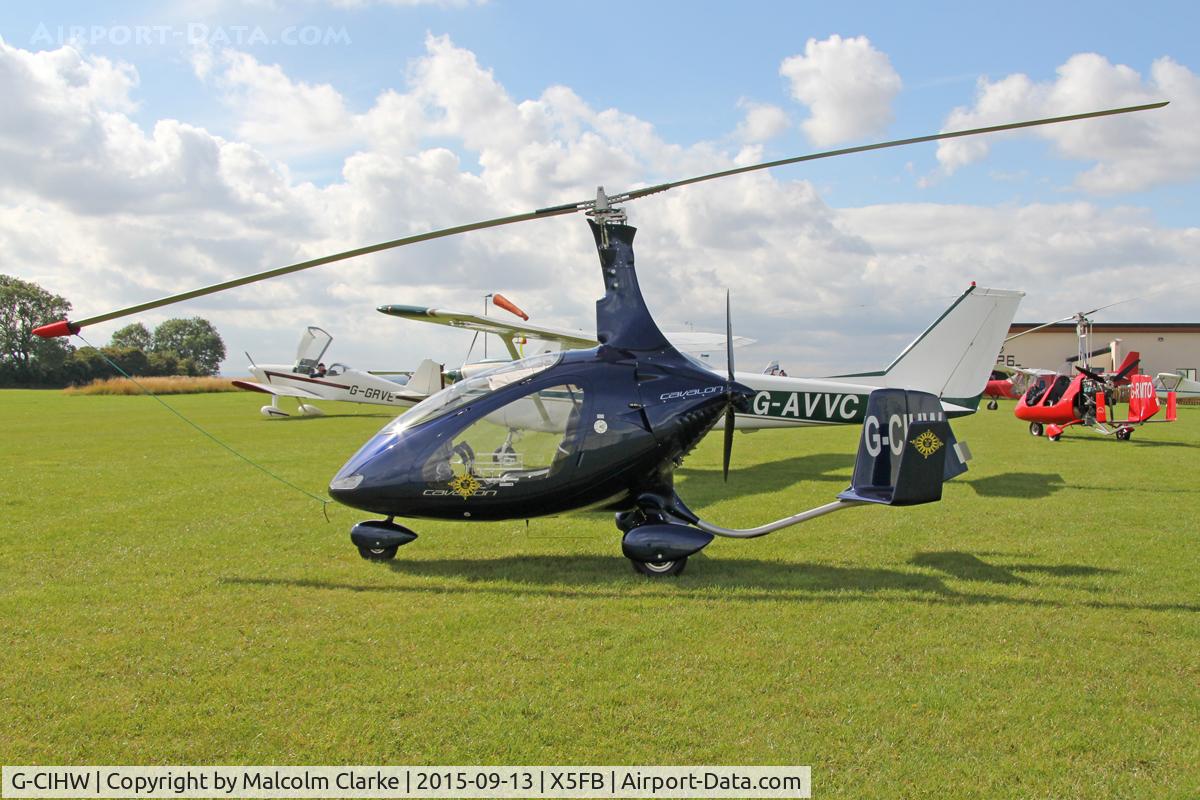 G-CIHW, 2014 Rotorsport UK Cavalon C/N RSUK/CVLN/010, Rotorsport UK Cavalon at Fishburn Airfield, September 13th 2015.
