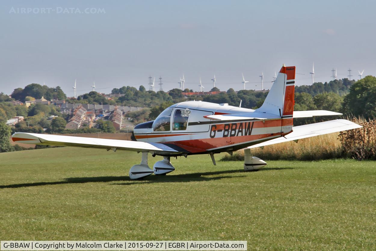 G-BBAW, 1973 Robin HR-100-210 II Safari C/N 167, Robin HR-100-210 II Safari, Fishburn Airfield, September 27th 2015.