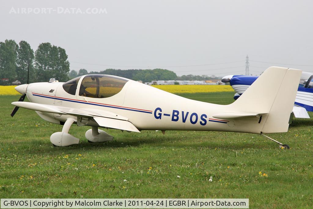 G-BVOS, 1988 Europa Tri-Gear C/N PFA 247-12562, Europa at Breighton Airfield, UK in April 2011.