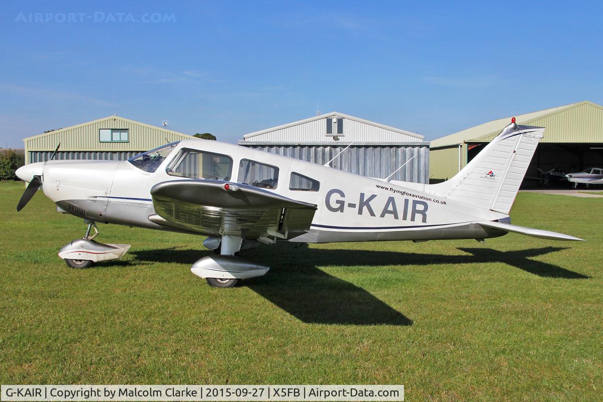 G-KAIR, 1978 Piper PA-28-181 Cherokee Archer II C/N 28-7990176, Piper PA-28-181 Cherokee Archer II at Fishburn Airfield, September 27th 2015.