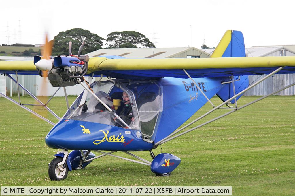 G-MITE, 2004 X'Air Falcon Jabiru(4) C/N BMAA/HB/296, X'Air Falcon JabiruU(4), Fishburn Airfield, July 22nd 2011.