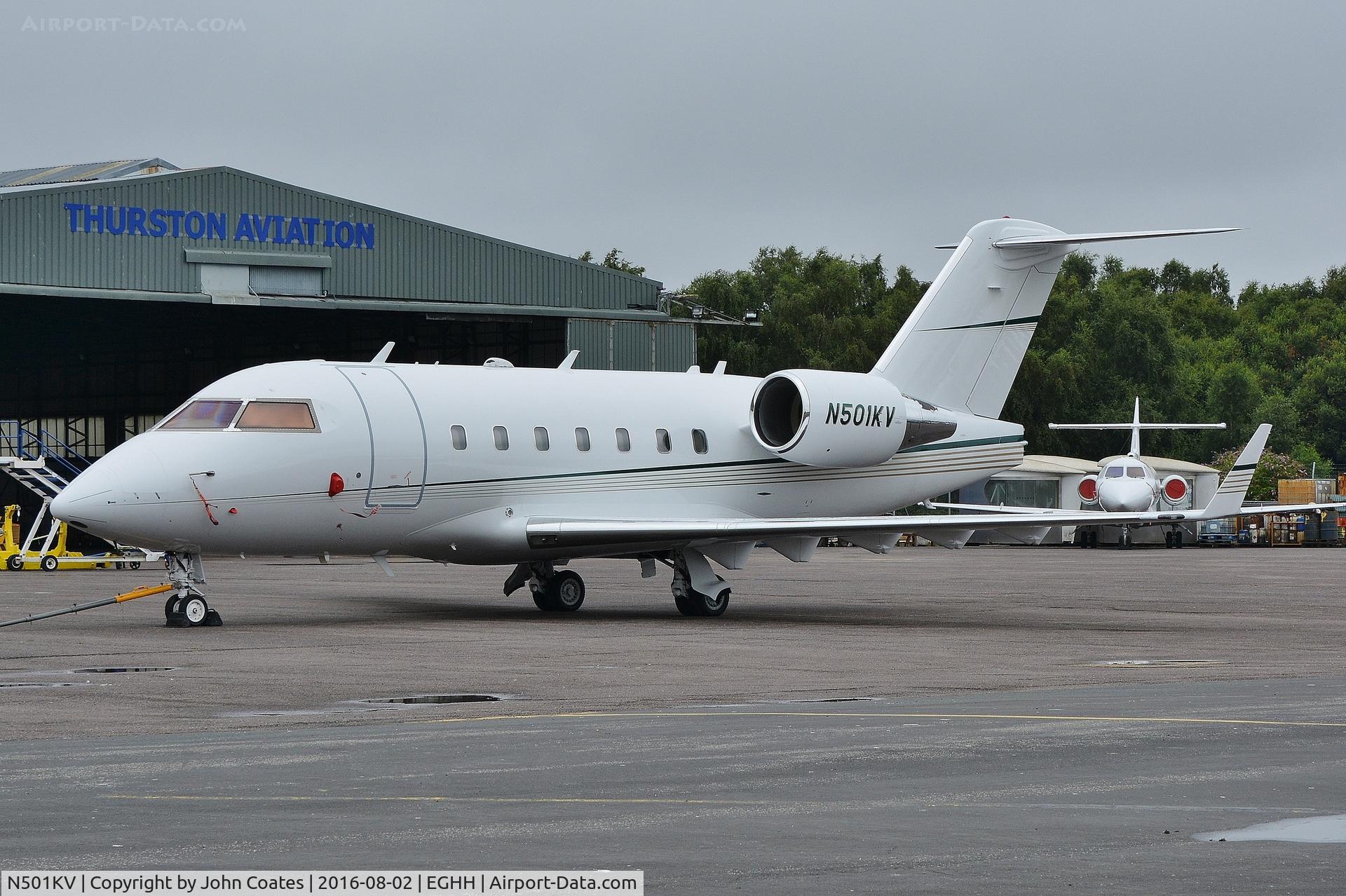 N501KV, 1995 Canadair Challenger 601-3R (CL-600-2B16) C/N 5173, Visitor at European Avn