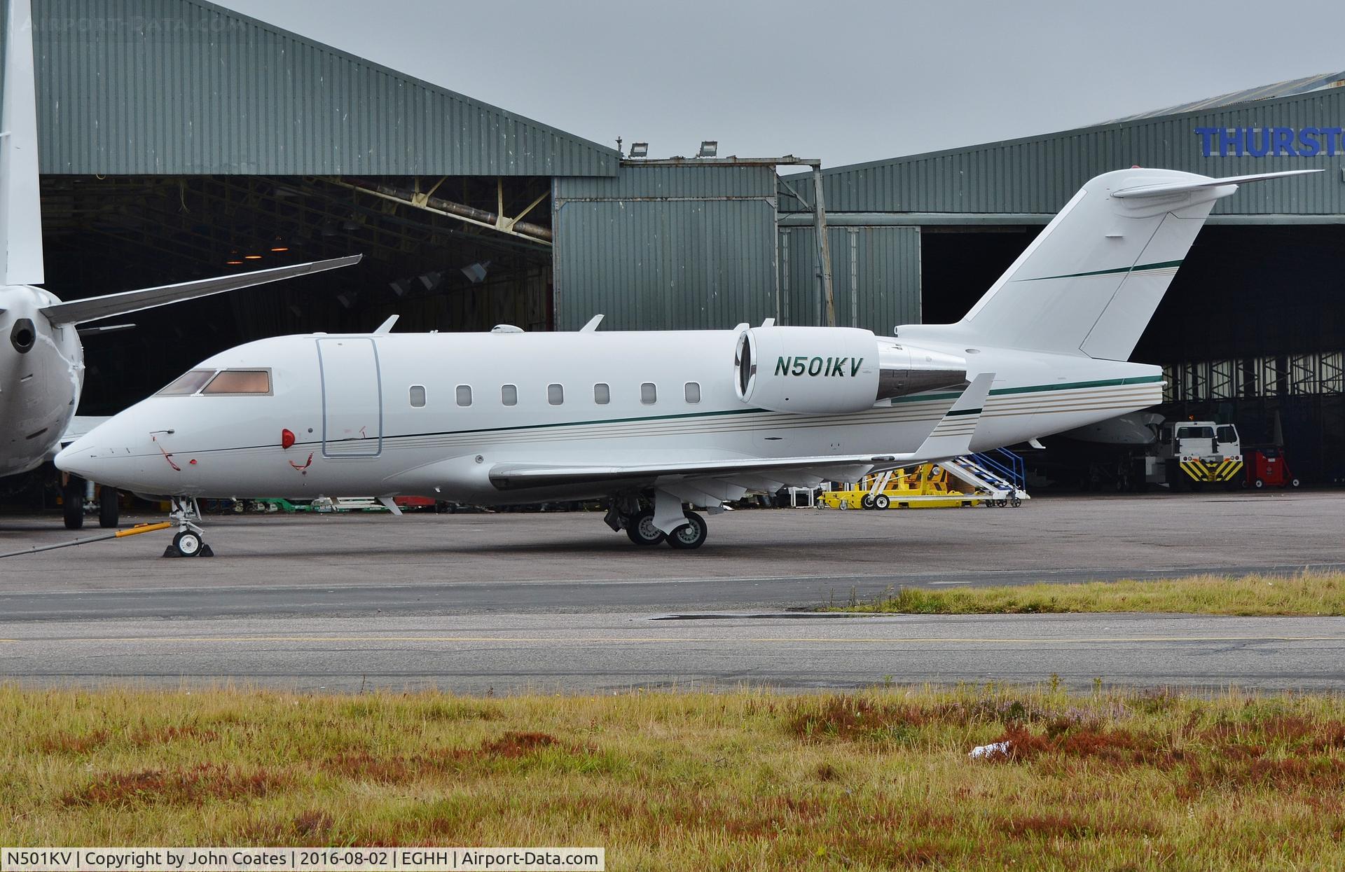 N501KV, 1995 Canadair Challenger 601-3R (CL-600-2B16) C/N 5173, Visitor at European Avn