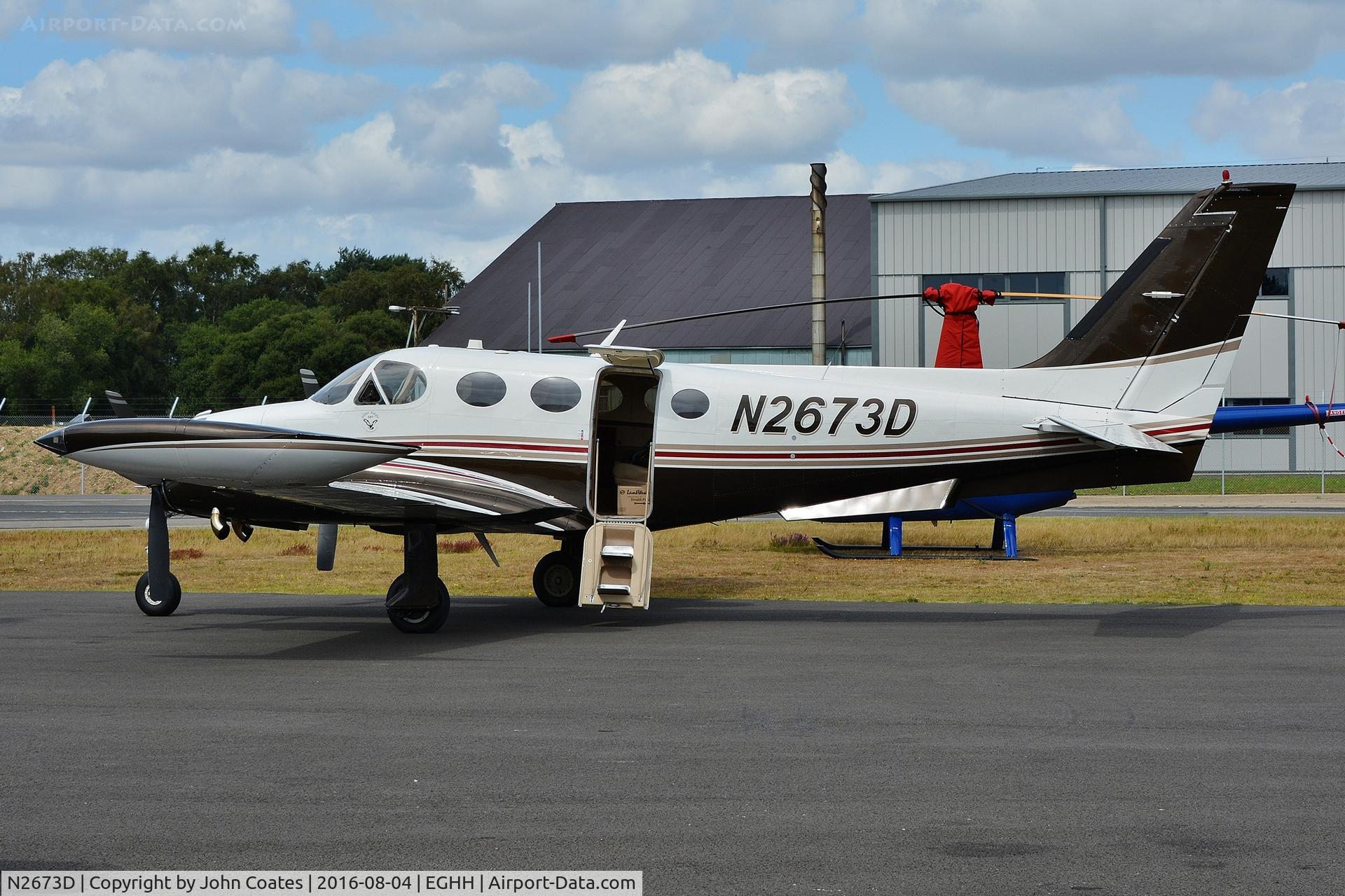 N2673D, 1979 Cessna 340A C/N 340A0755, Visitor at bliss Avn