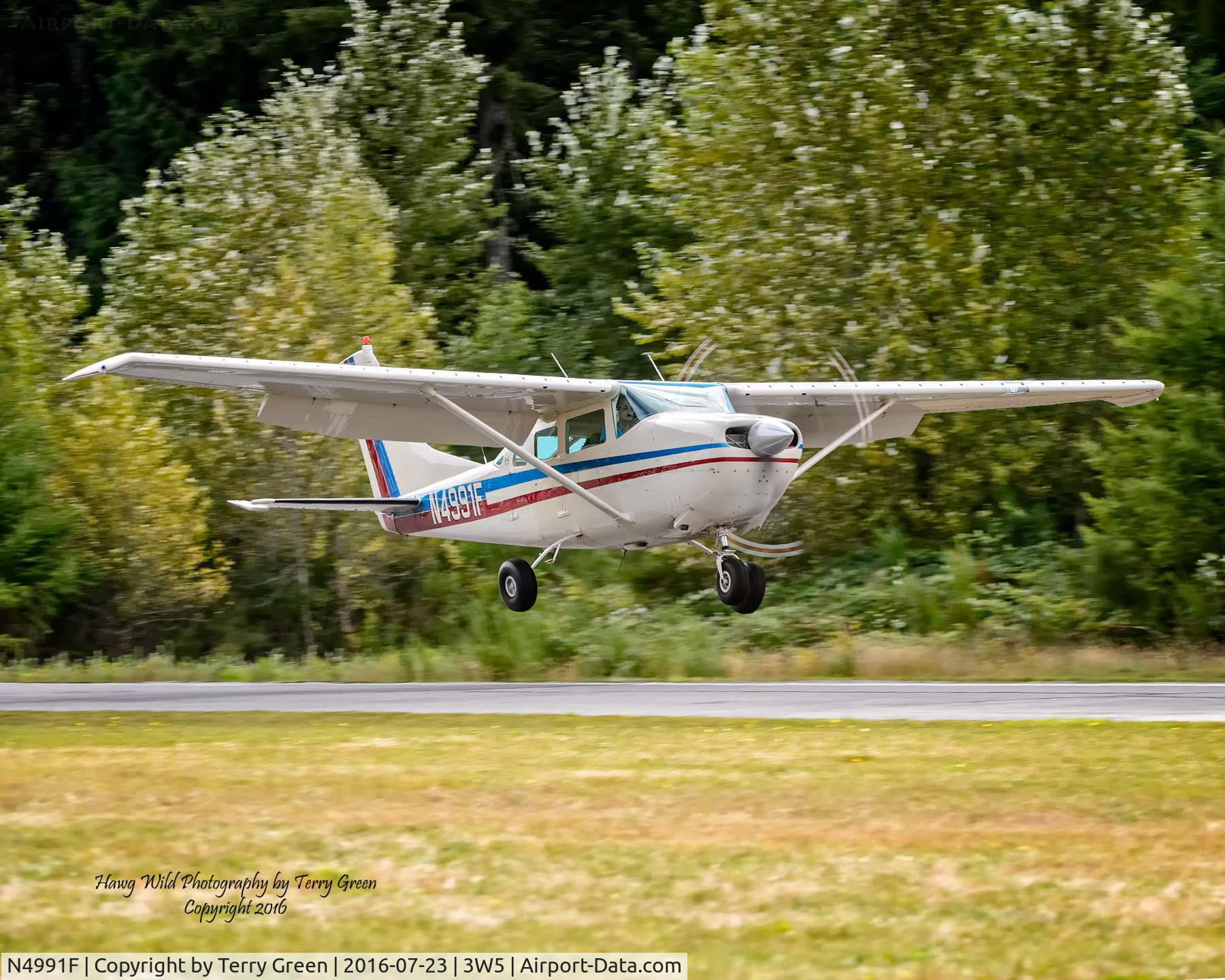 N4991F, 1966 Cessna TU206B Turbo Super Skywagon C/N U206-0691, 2016 North Cascades Vintage Aircraft Museum Fly-In Mears Field 3W5 Concrete Washington