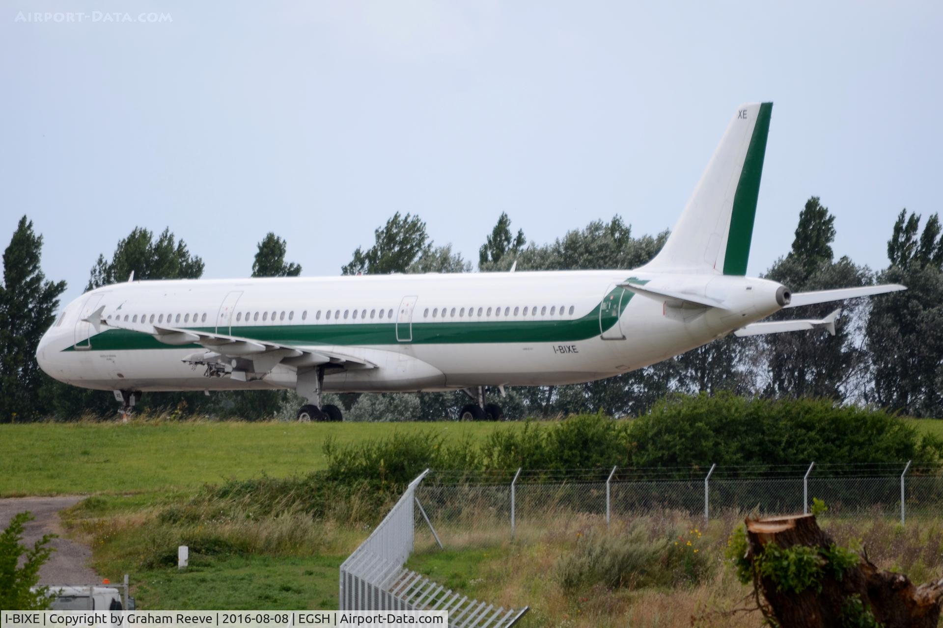 I-BIXE, 1994 Airbus A321-112 C/N 488, Parked at Norwich.