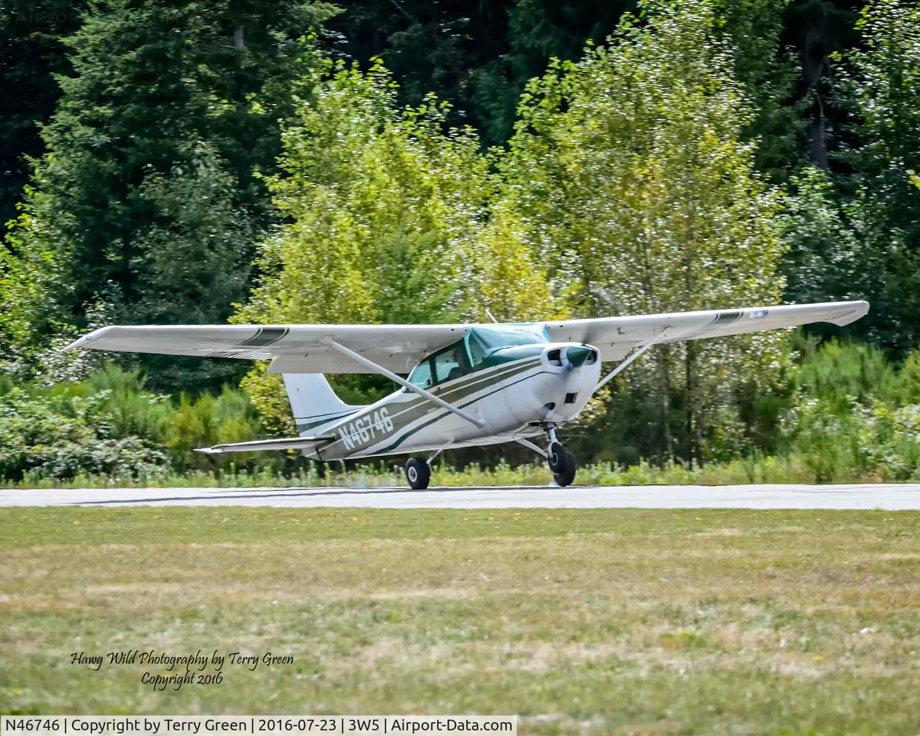 N46746, 1968 Cessna 172K Skyhawk C/N 17257466, 2016 North Cascades Vintage Aircraft Museum Fly-In Mears Field 3W5 Concrete Washington