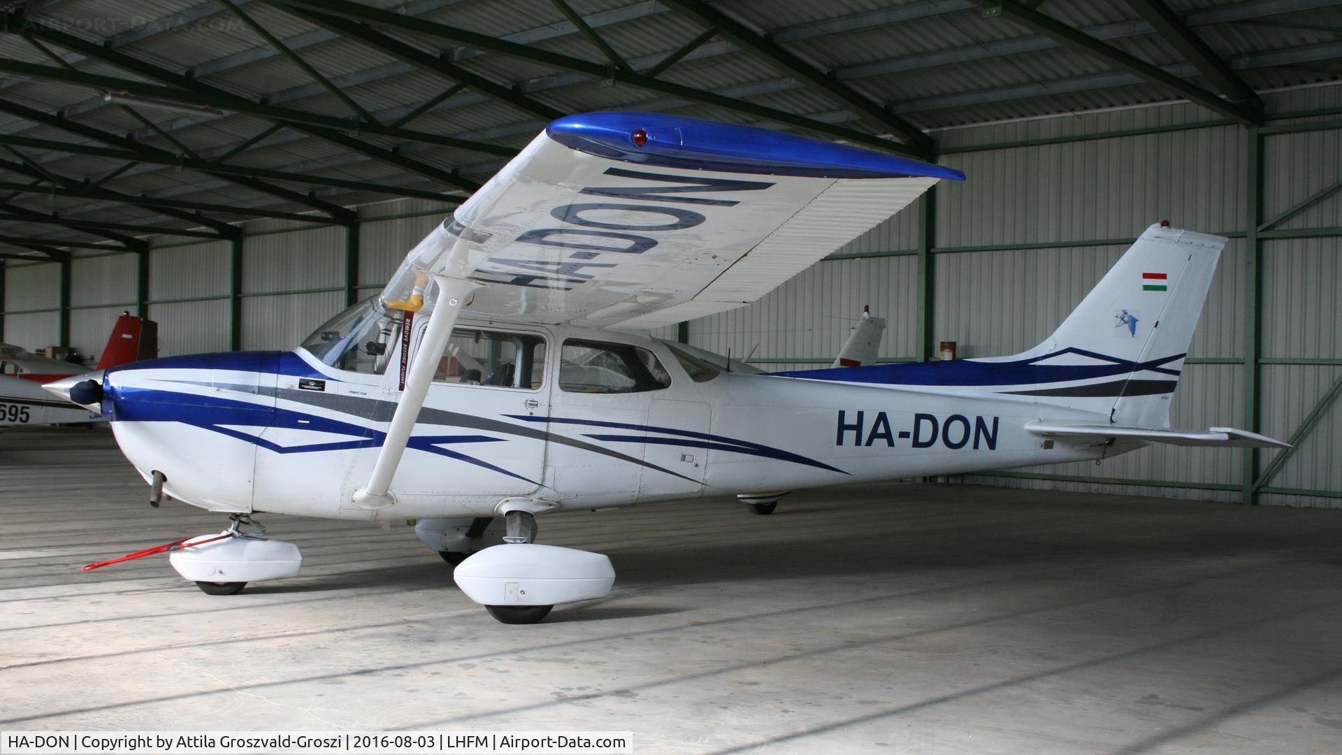 HA-DON, 1971 Reims F172K Skyhawk C/N 0765, Fertoszentmiklós, Meidl-Airport, Hungary