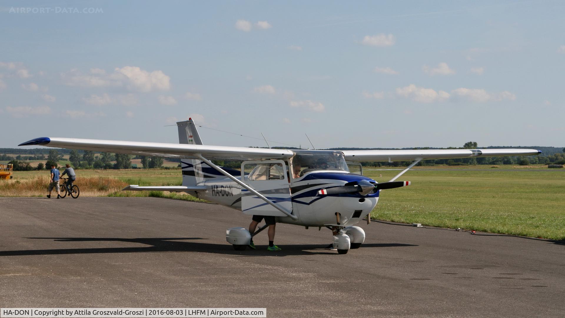 HA-DON, 1971 Reims F172K Skyhawk C/N 0765, Fertoszentmiklós, Meidl-Airport, Hungary