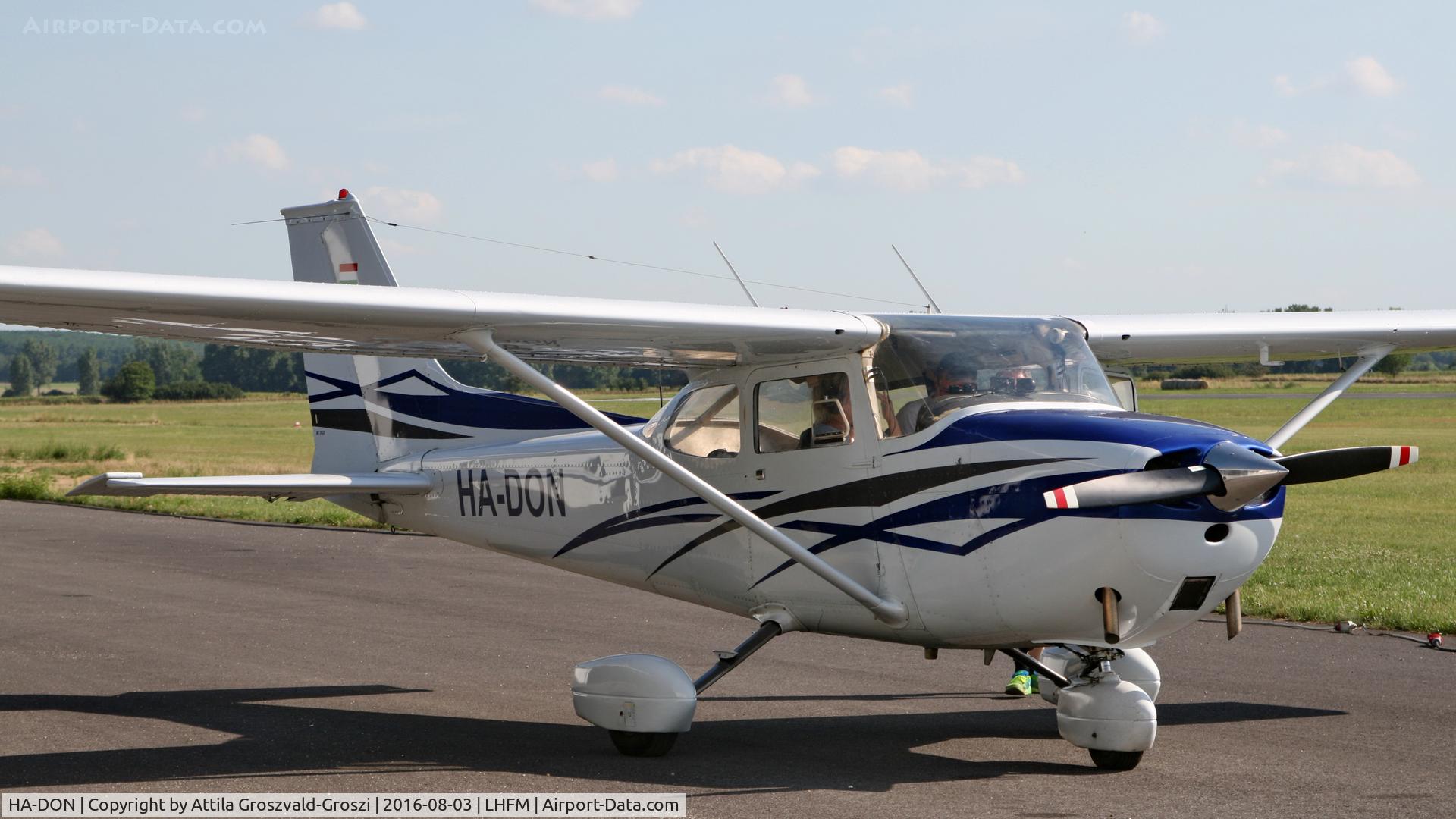 HA-DON, 1971 Reims F172K Skyhawk C/N 0765, Fertoszentmiklós, Meidl-Airport, Hungary