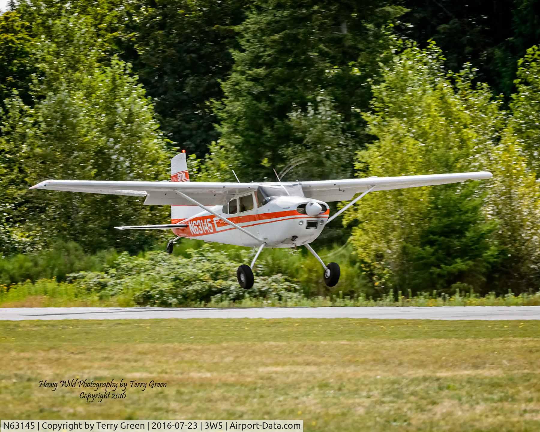 N63145, 1977 Cessna 180K Skywagon C/N 18052833, 2016 North Cascades Vintage Aircraft Museum Fly-In Mears Field 3W5 Concrete Washington