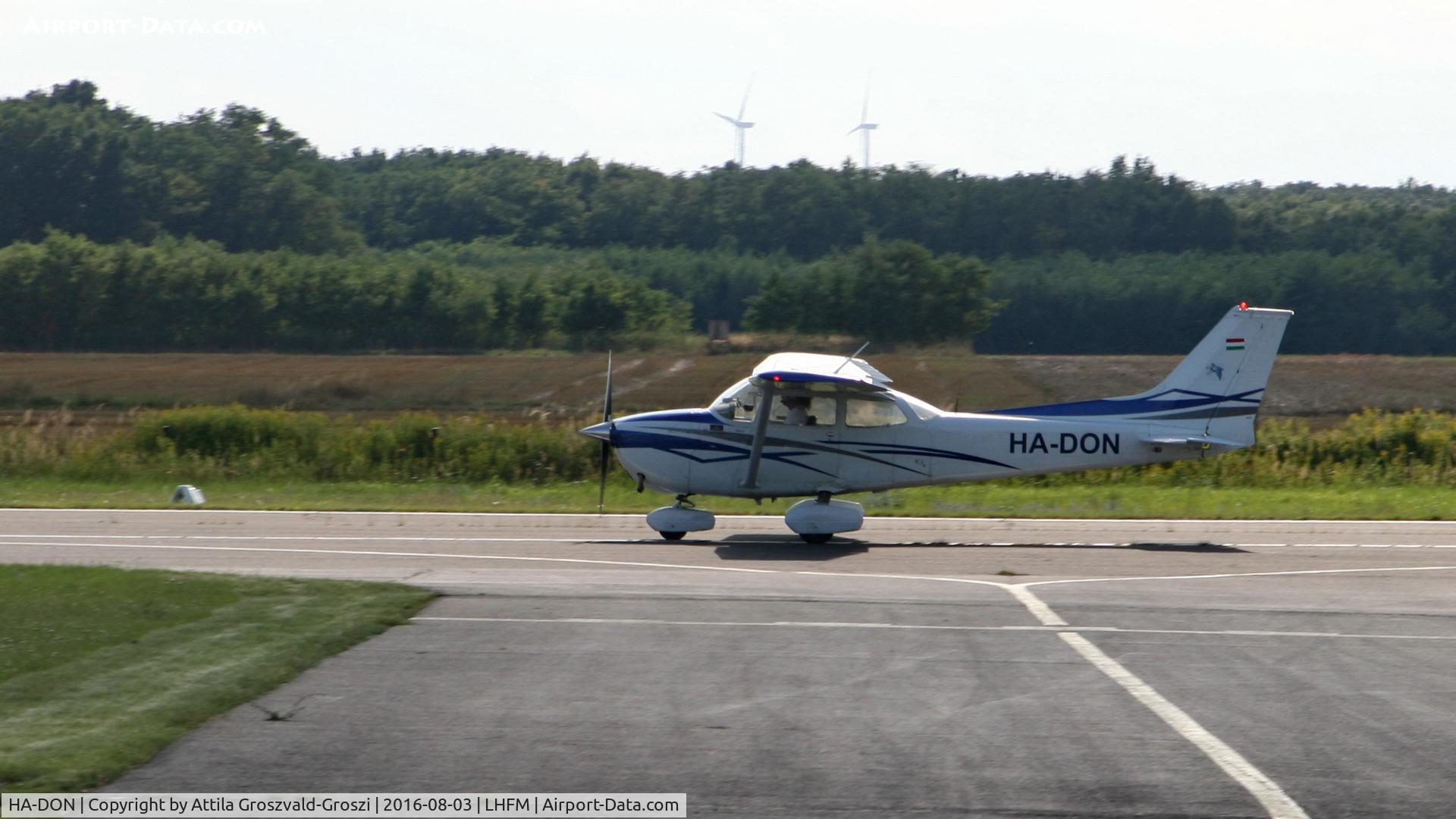 HA-DON, 1971 Reims F172K Skyhawk C/N 0765, Fertoszentmiklós, Meidl-Airport, Hungary