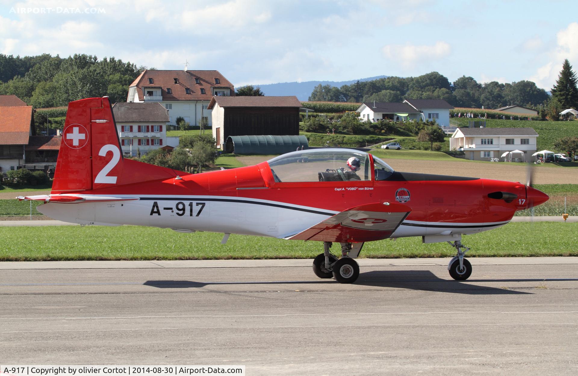 A-917, 1983 Pilatus PC-7 Turbo Trainer C/N 325, Air 14, payerne