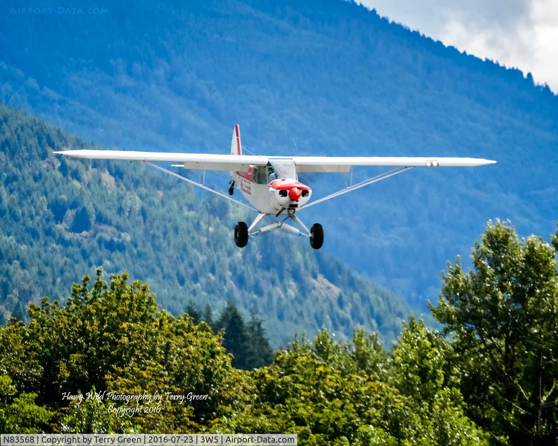 N83568, Piper PA-18-150 Super Cub C/N 18-7709080, 2016 North Cascades Vintage Aircraft Museum Fly-In Mears Field 3W5 Concrete Washington