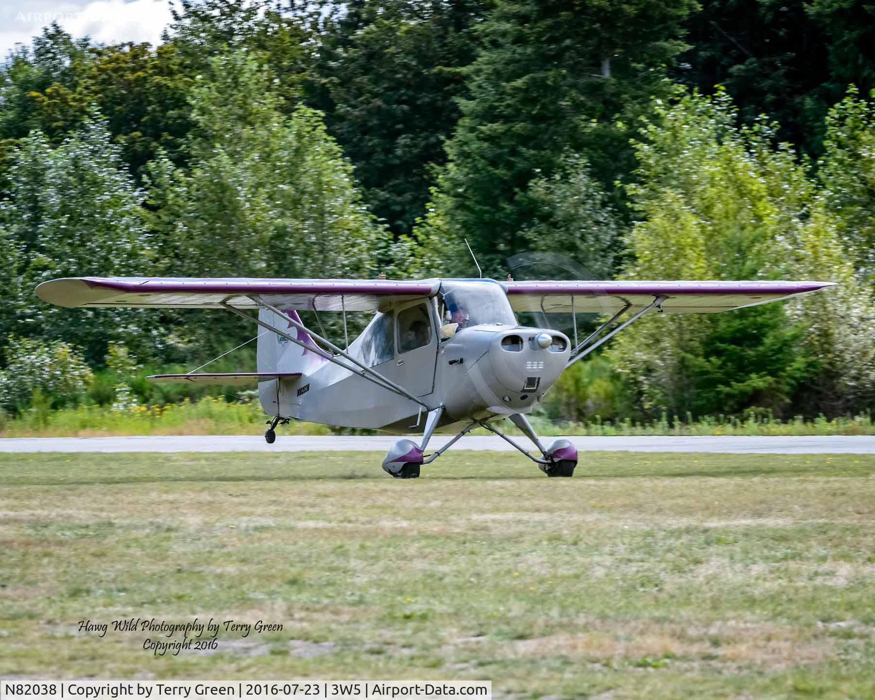 N82038, 1946 Aeronca 7AC Champion C/N 7AC-664, 2016 North Cascades Vintage Aircraft Museum Fly-In Mears Field 3W5 Concrete Washington