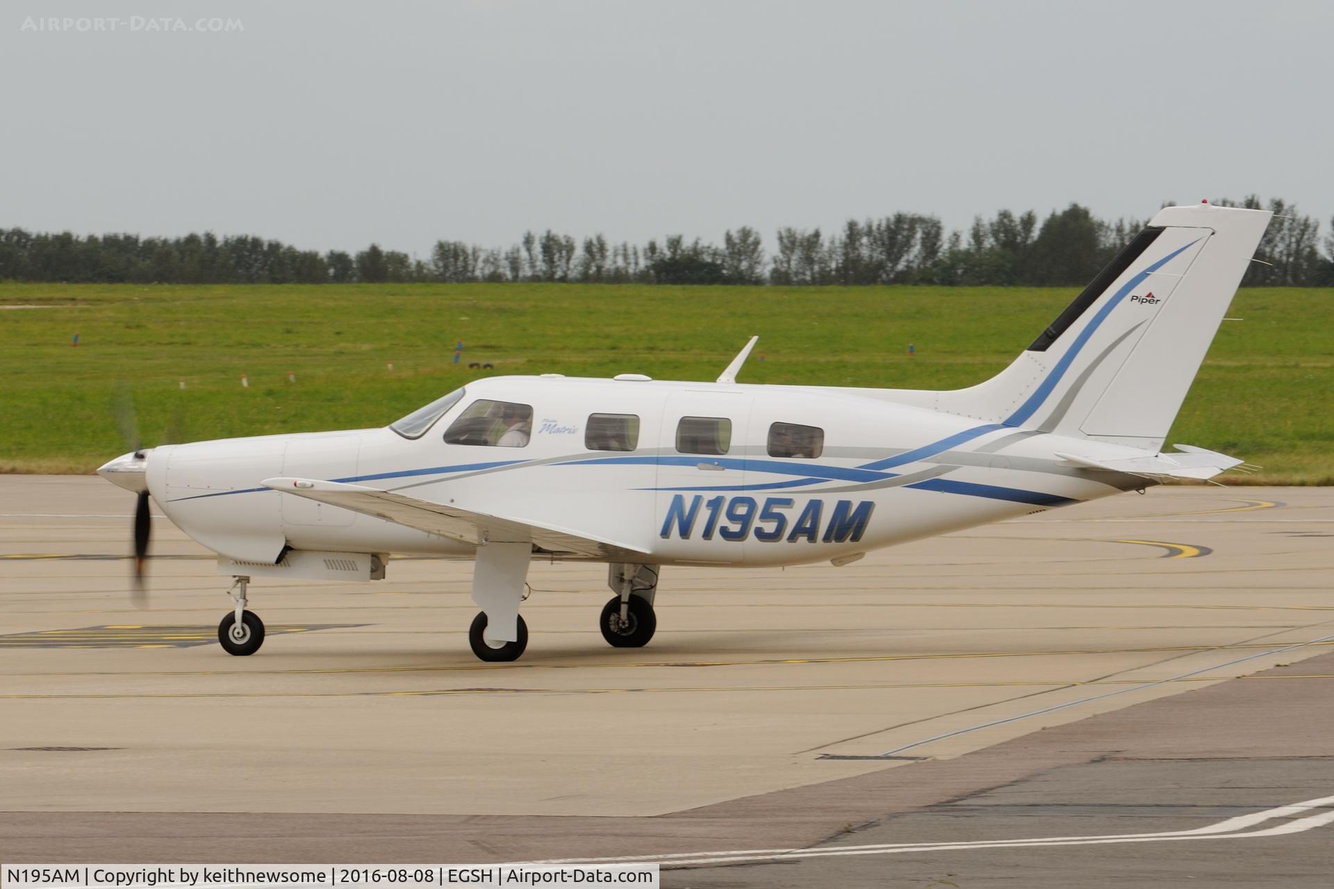 N195AM, 2010 Piper PA-46R-350T Malibu Matrix C/N 4692146, Nice Visitor.