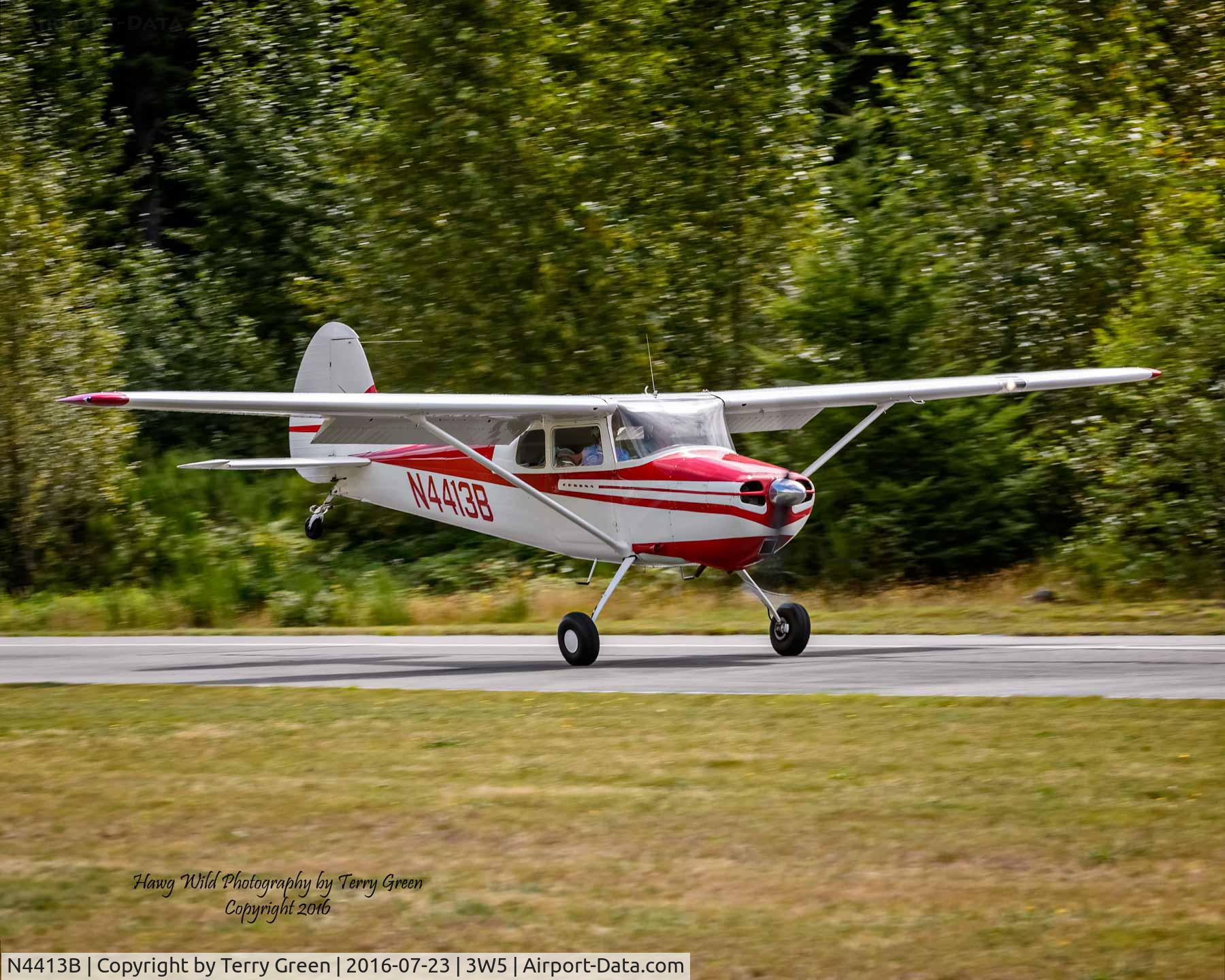 N4413B, 1955 Cessna 170B C/N 26757, 2016 North Cascades Vintage Aircraft Museum Fly-In Mears Field 3W5 Concrete Washington