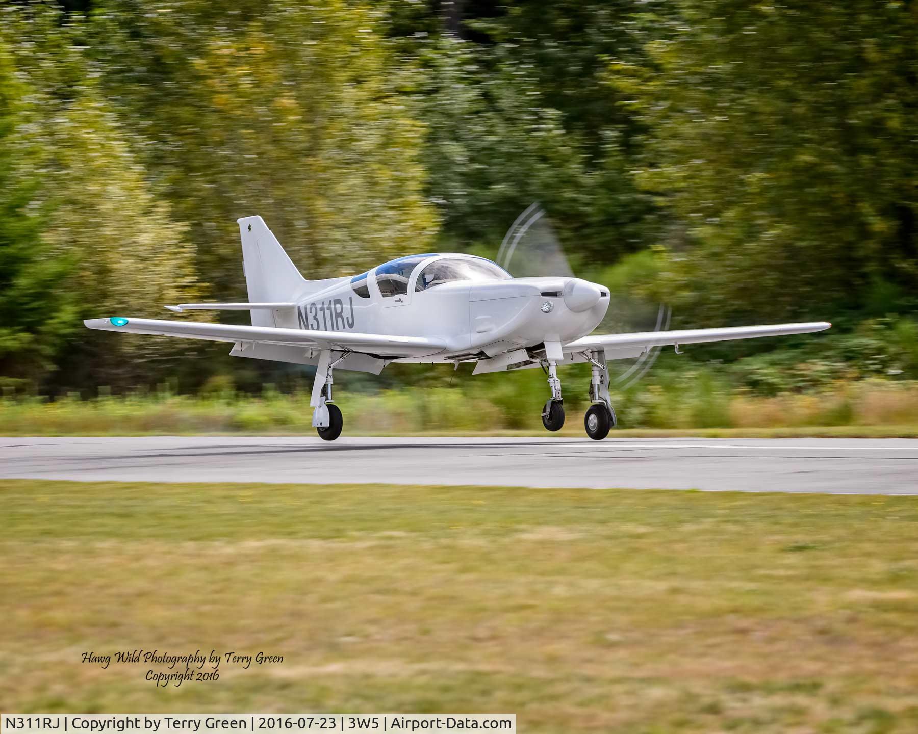 N311RJ, 1995 Stoddard-Hamilton Glasair III C/N 3139, 2016 North Cascades Vintage Aircraft Museum Fly-In Mears Field 3W5 Concrete Washington