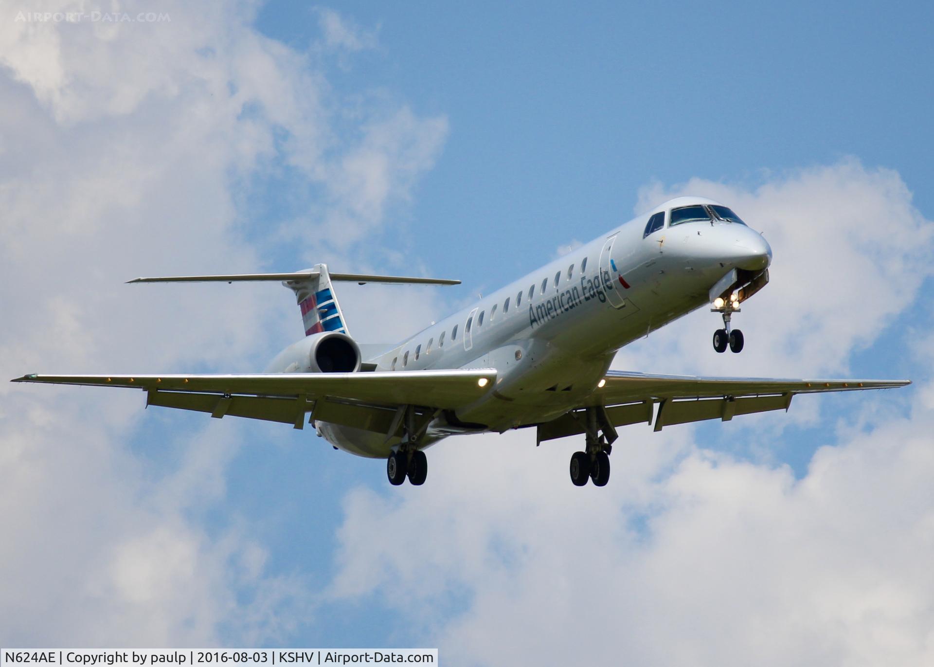 N624AE, 1999 Embraer ERJ-145LR (EMB-145LR) C/N 145111, At Shreveport Regional.