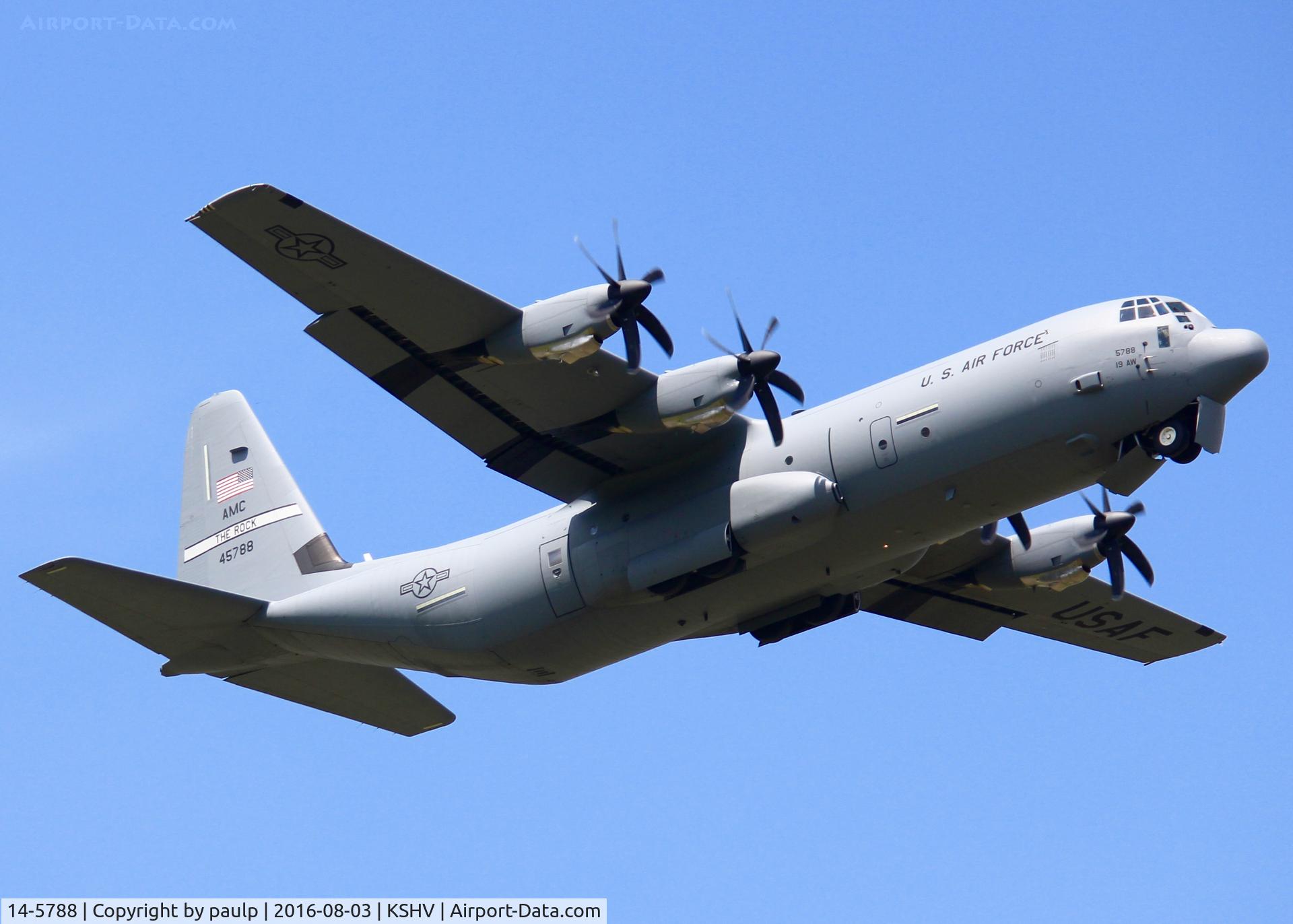 14-5788, 2016 Lockheed Martin C-130J-30 Super Hercules C/N 382-5788, At Shreveport Regional.