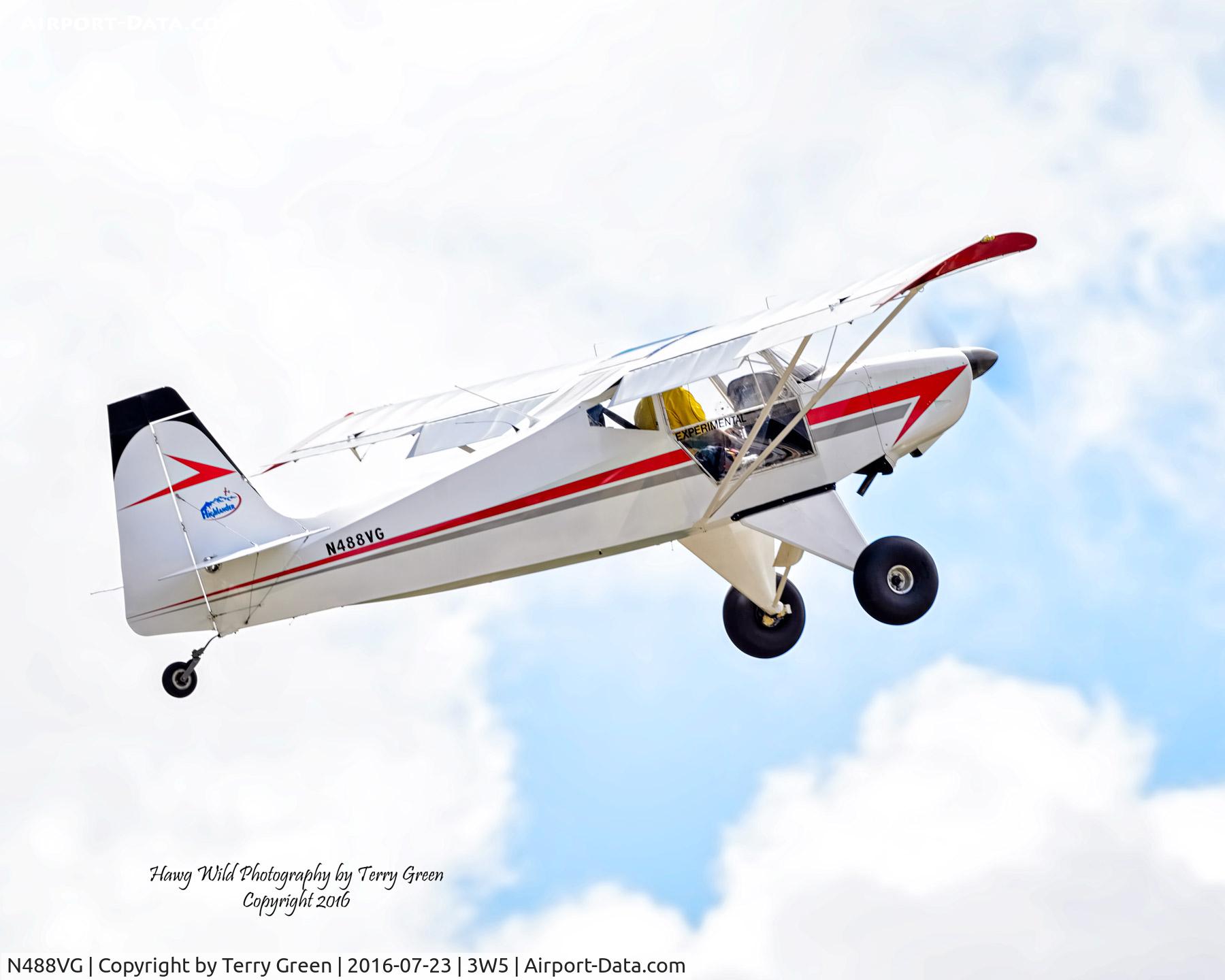 N488VG, 2013 Just Aircraft Highlander C/N JA214--9-10, 2016 North Cascades Vintage Aircraft Museum Fly-In Mears Field 3W5 Concrete Washington