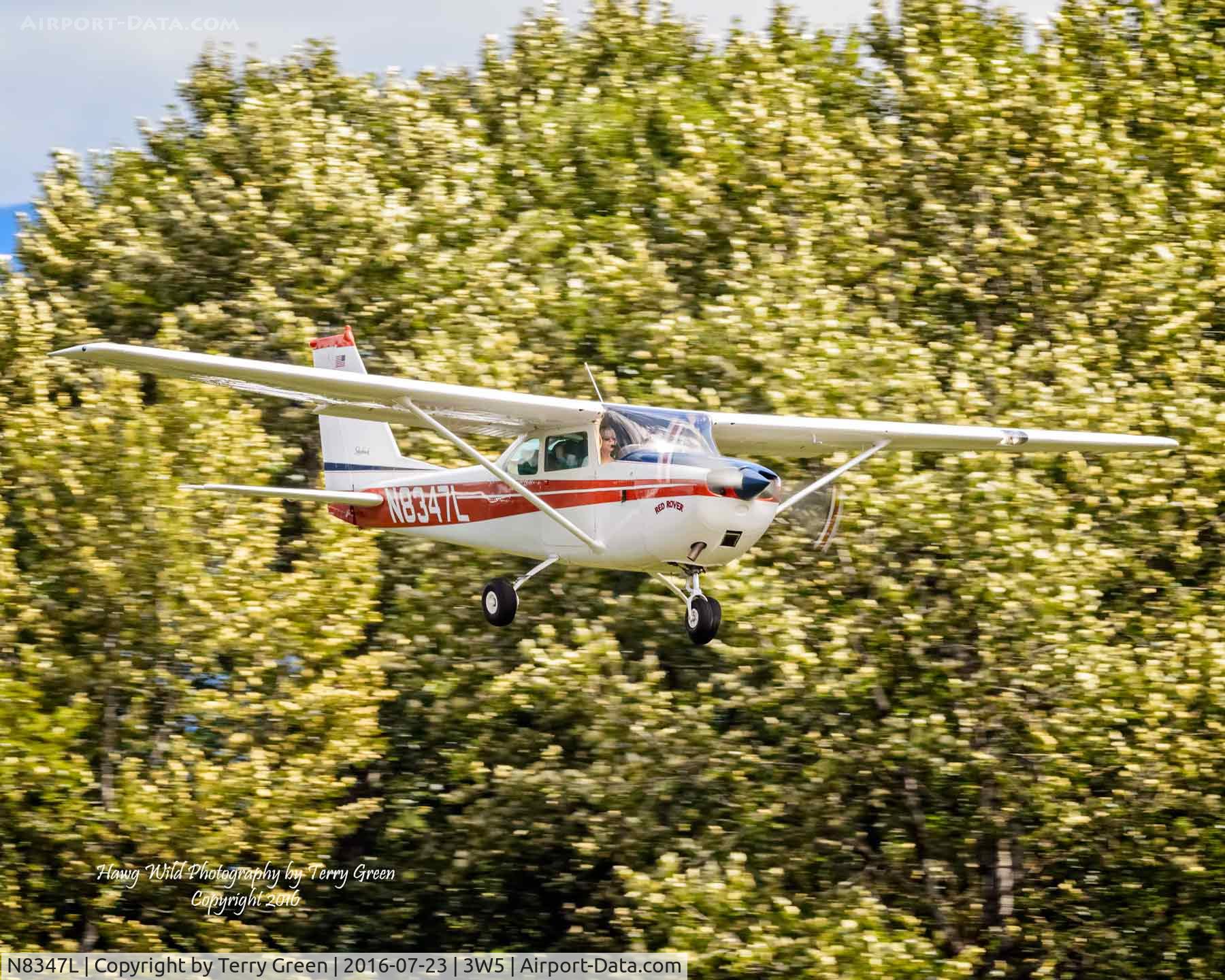 N8347L, 1968 Cessna 172I C/N 17256547, 2016 North Cascades Vintage Aircraft Museum Fly-In Mears Field 3W5 Concrete Washington
