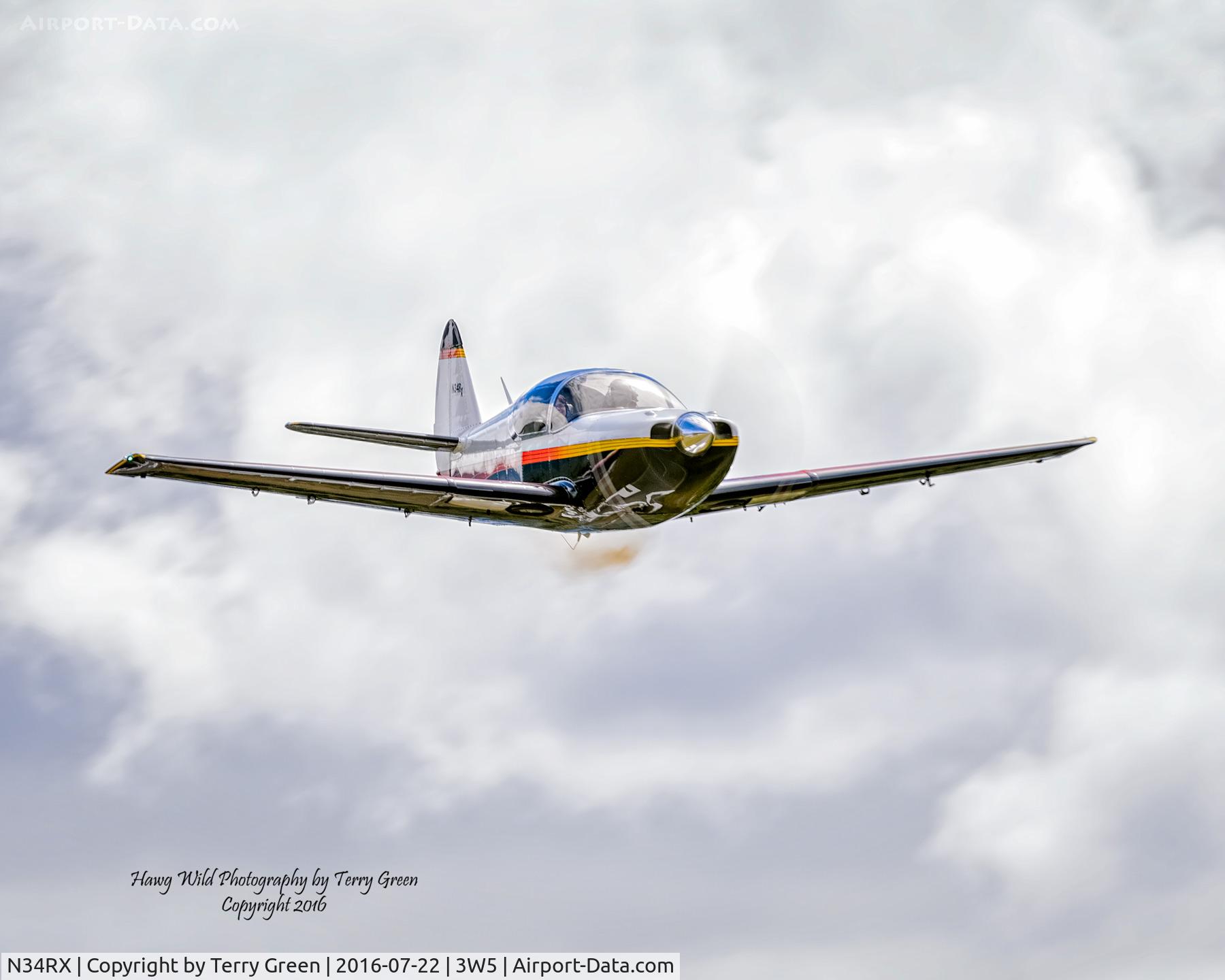 N34RX, 1946 Globe GC-1A Swift C/N 47, 2016 North Cascades Vintage Aircraft Museum Fly-In Mears Field 3W5 Concrete Washington