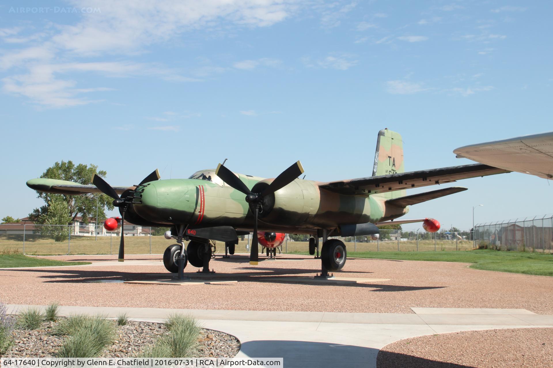 64-17640, 1964 Douglas-On Mark B-26K Counter Invader C/N 29175 (was 44-35896), At the South Dakota Air & Space Museum