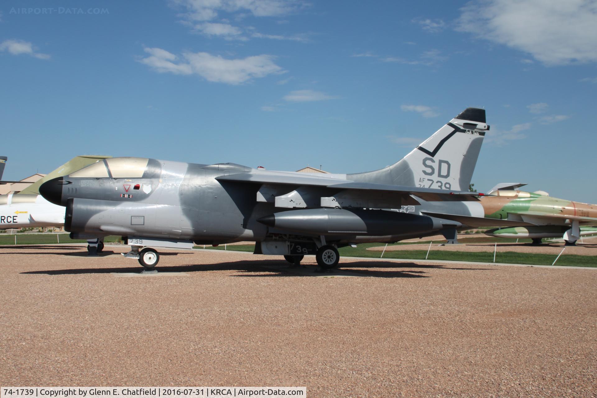 74-1739, 1974 LTV A-7D Corsair II C/N D-414, At the South Dakota Air & Space Museum