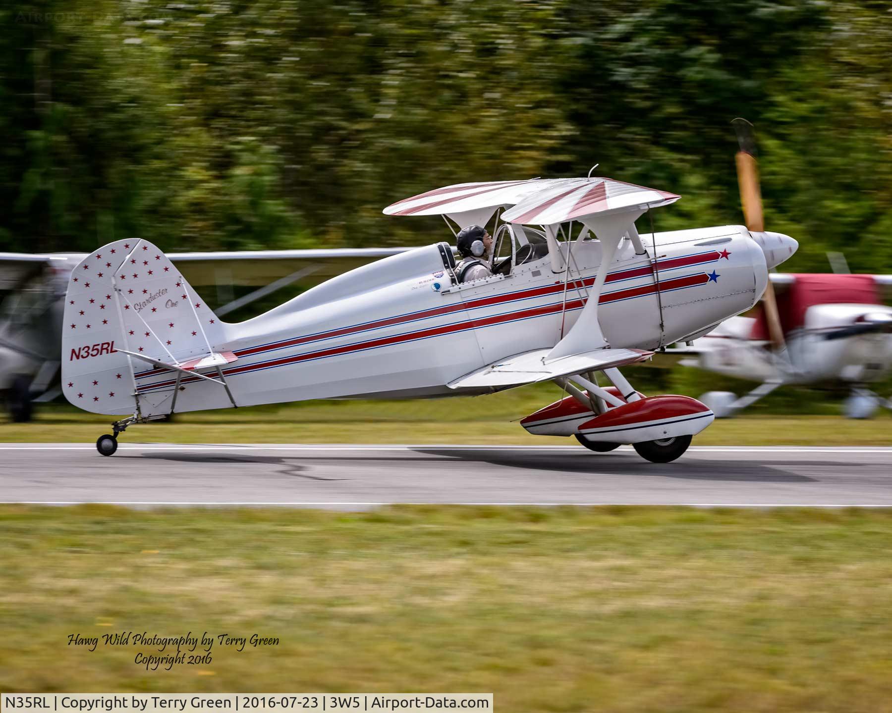 N35RL, Stolp SA-100DL Starduster C/N SA100DL-1, 2016 North Cascades Vintage Aircraft Museum Fly-In Mears Field 3W5 Concrete Washington