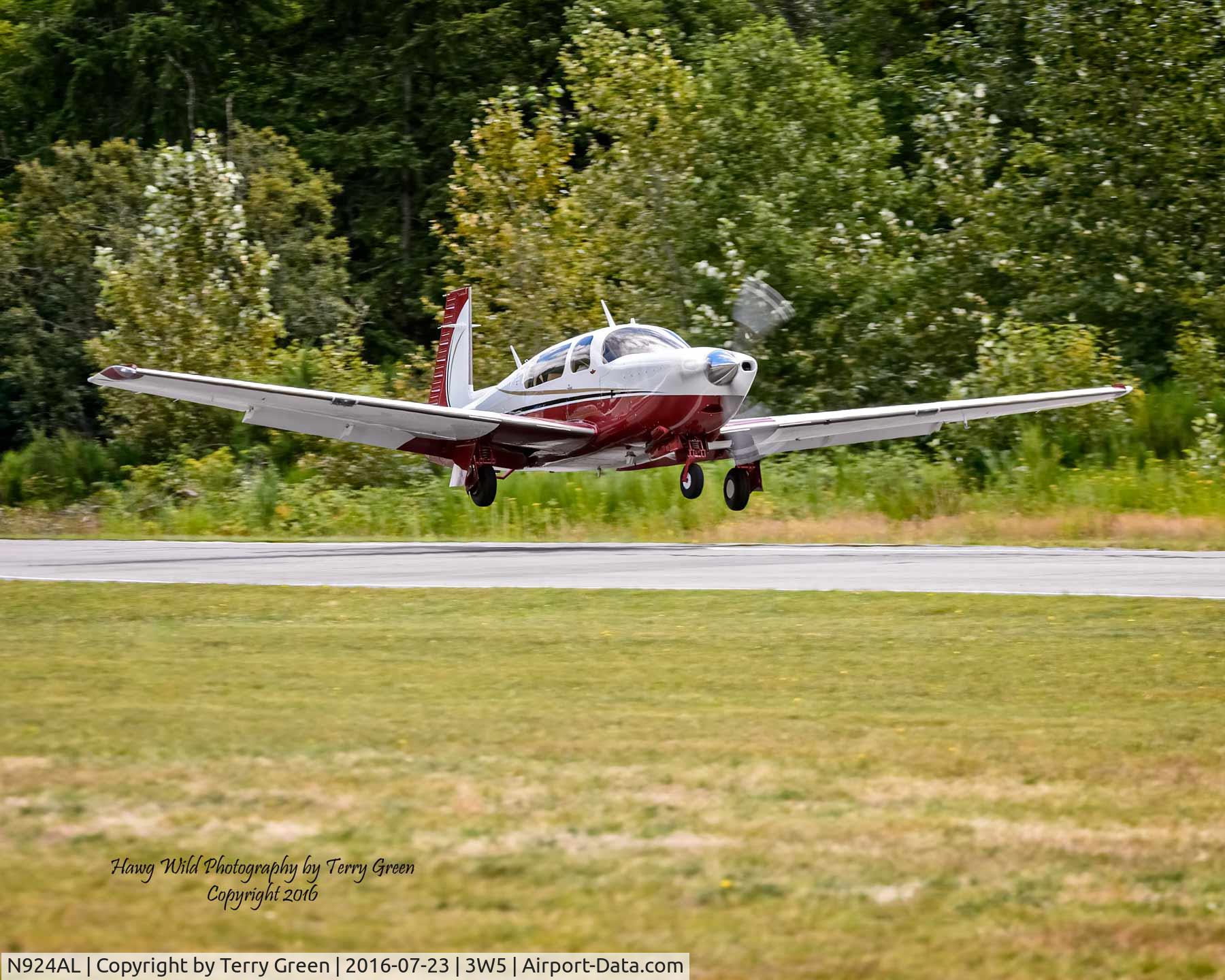 N924AL, 2006 Mooney M20R Ovation C/N 29-0426, 2016 North Cascades Vintage Aircraft Museum Fly-In Mears Field 3W5 Concrete Washington