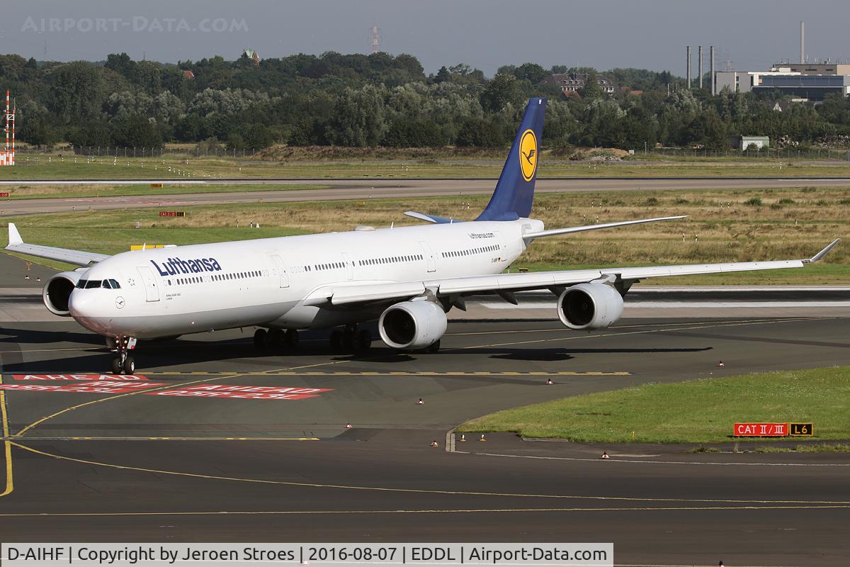 D-AIHF, 2003 Airbus A340-642 C/N 543, eddl.